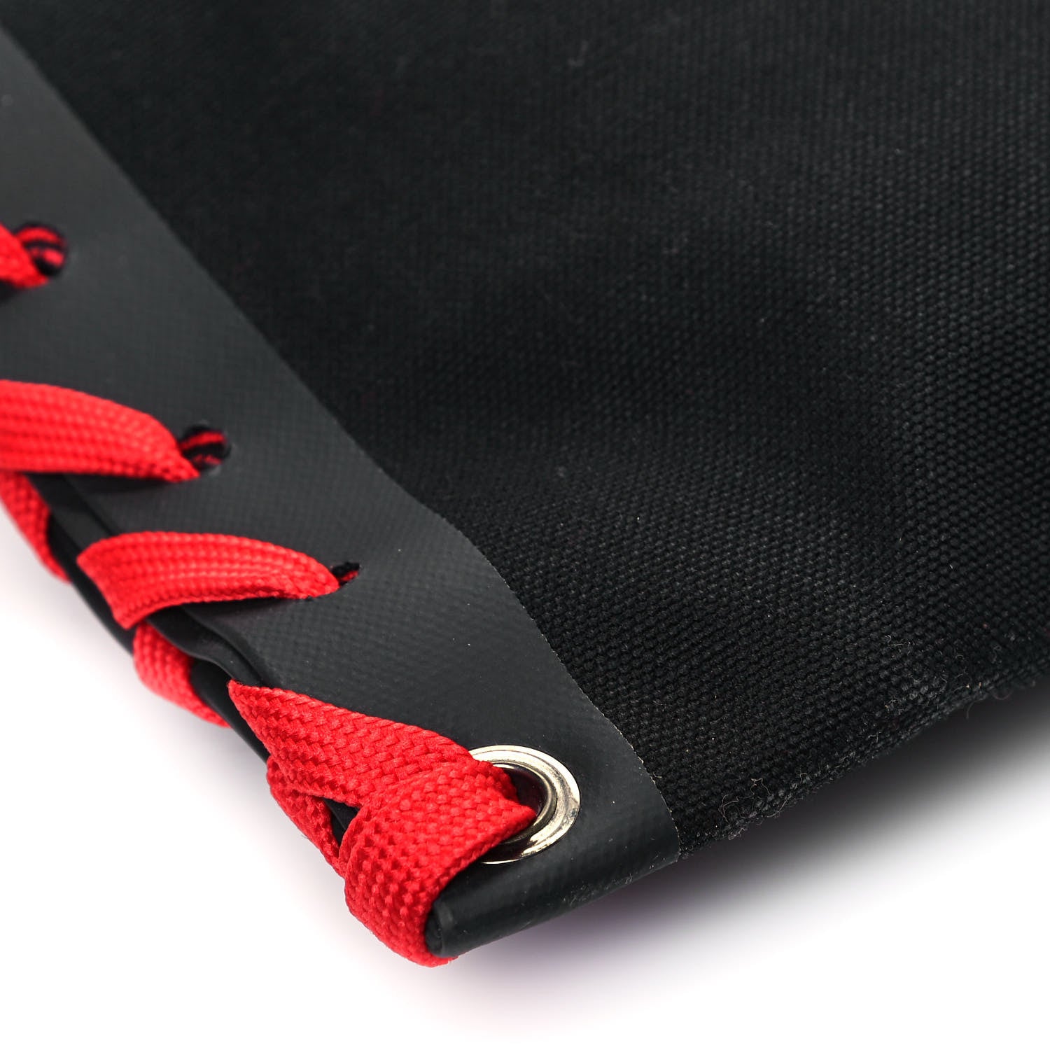 Christian Louboutin Braided Canvas Cabalace Shopper Tote Black 11 of 13