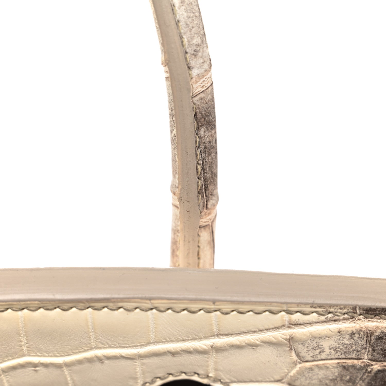 Hermes Matte Niloticus Crocodile Himalaya Birkin 30 Blanc 25 of 56