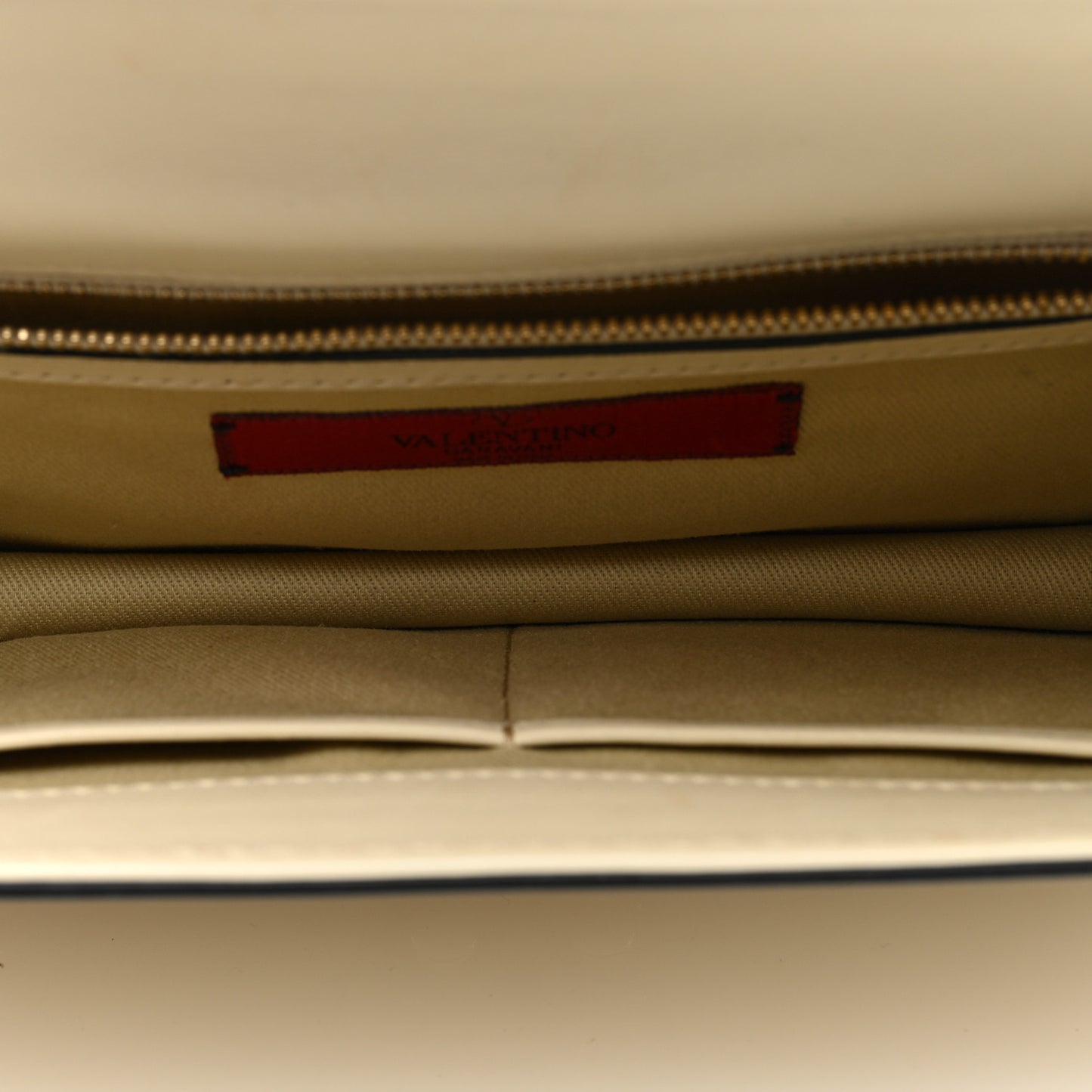 Vitello Medium Glam Lock Rockstud Flap Yellow Fluo Light Ivory