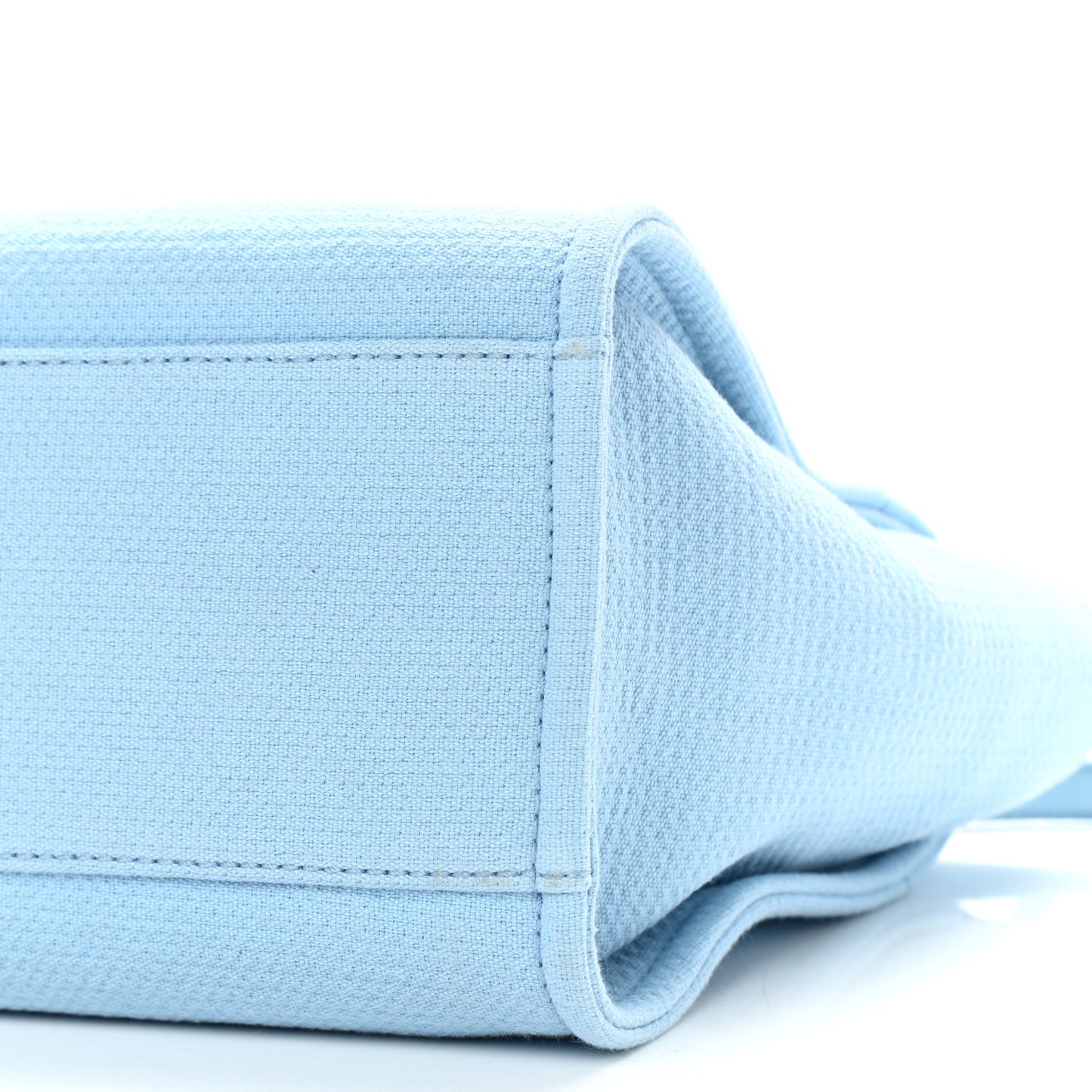 Mixed Fibers Small Deauville Tote Light Blue