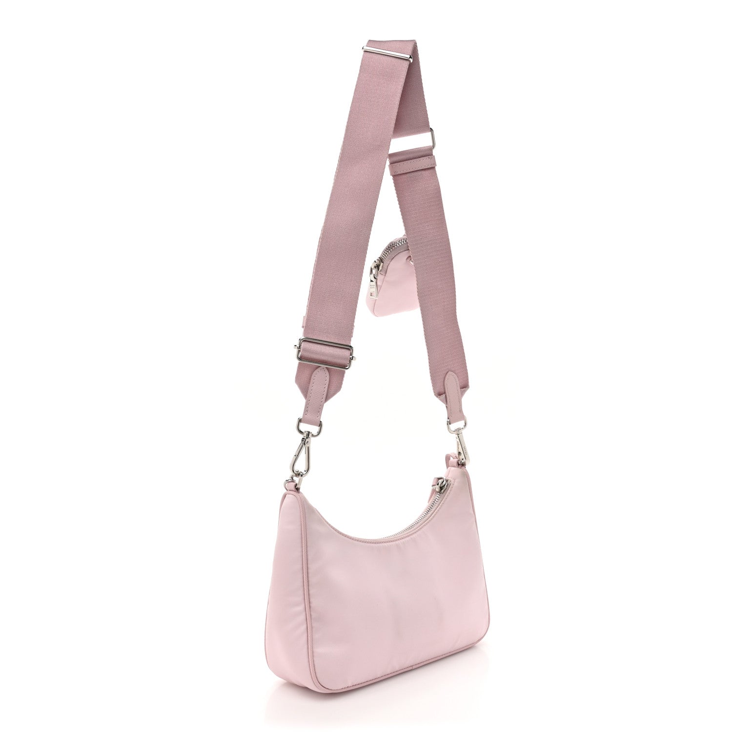 Prada Nylon Re-Edition 2005 Shoulder Bag Alabastro 3 of 10