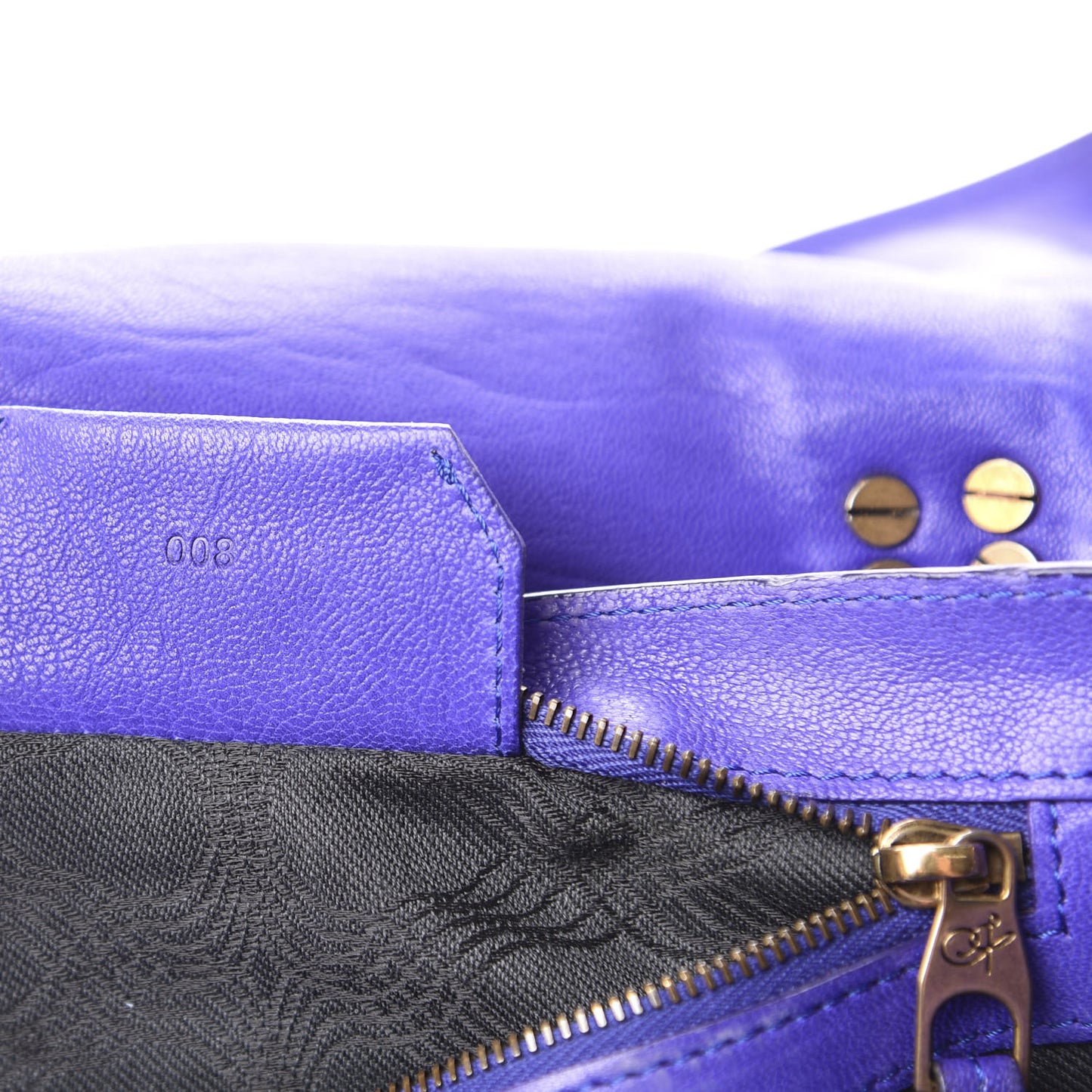 Lambskin Medium PS1 Satchel Purple Rain