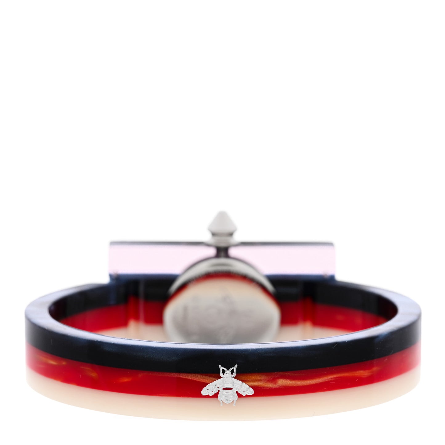Stainless Steel Plexiglass Mother of Pearl 24mm Quartz Watch