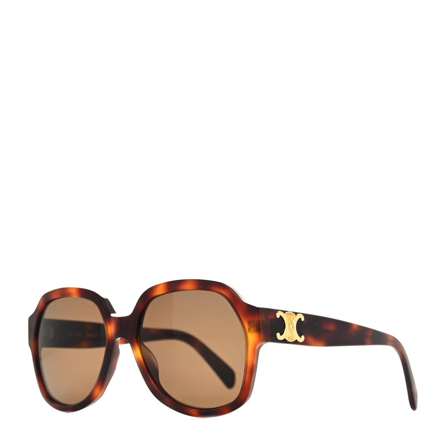 Acetate Triomphe Sunglasses CL40189F Blonde Havana