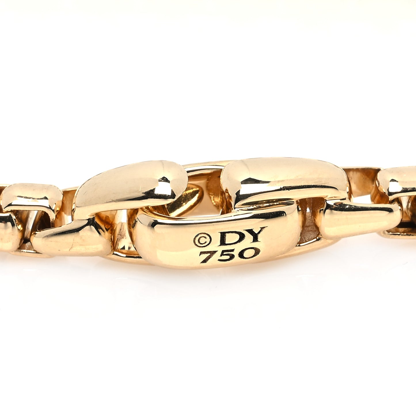 18K Yellow Gold 4mm Bel Aire Chain Bracelet
