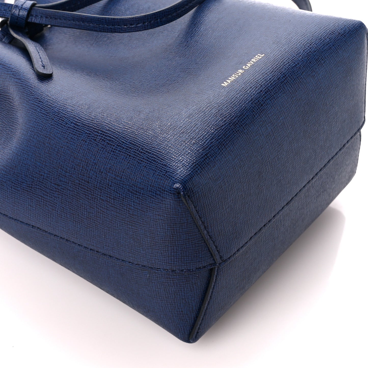 Saffiano Mini Bucket Bag Blue