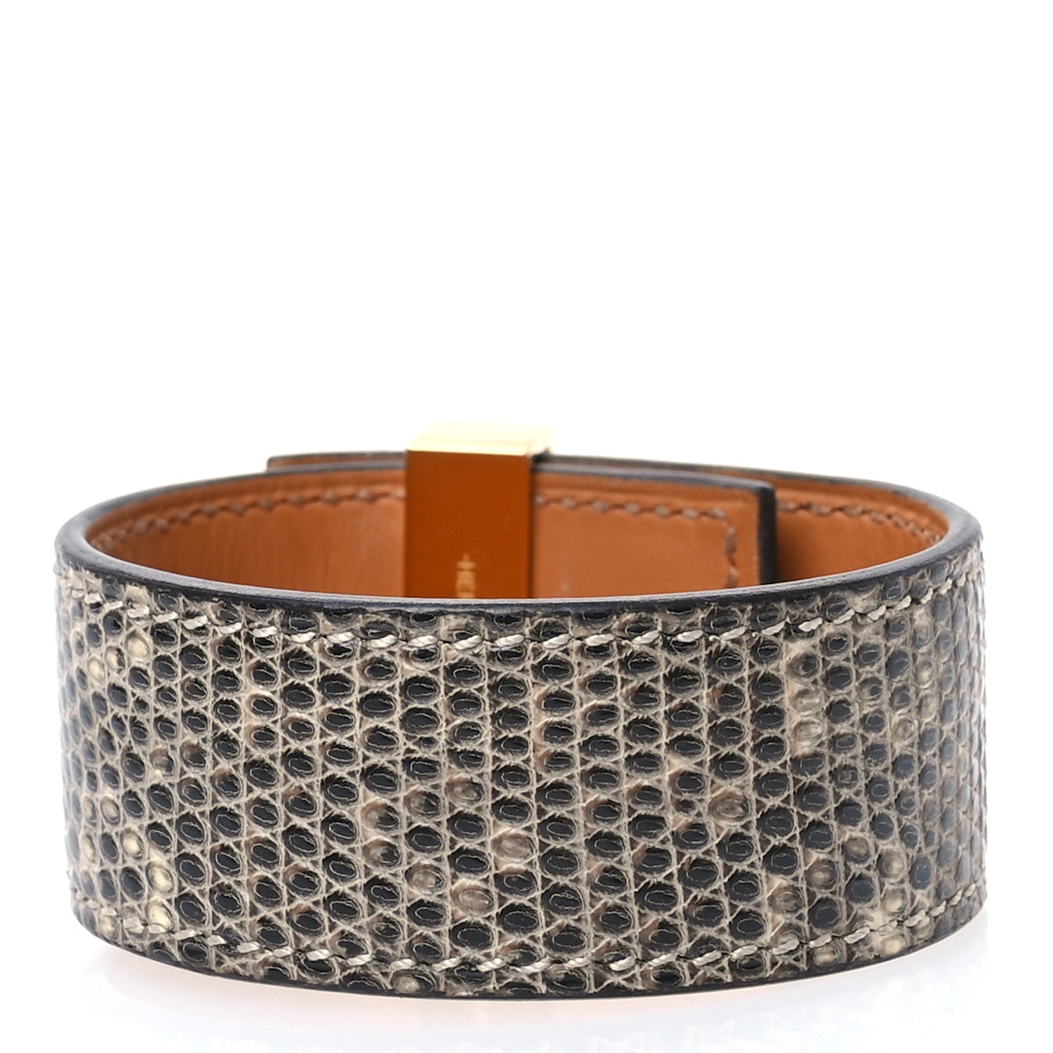 Hermes Lizard Collier de Chien CDC 24 Bracelet T2 Ombre 3 of 5