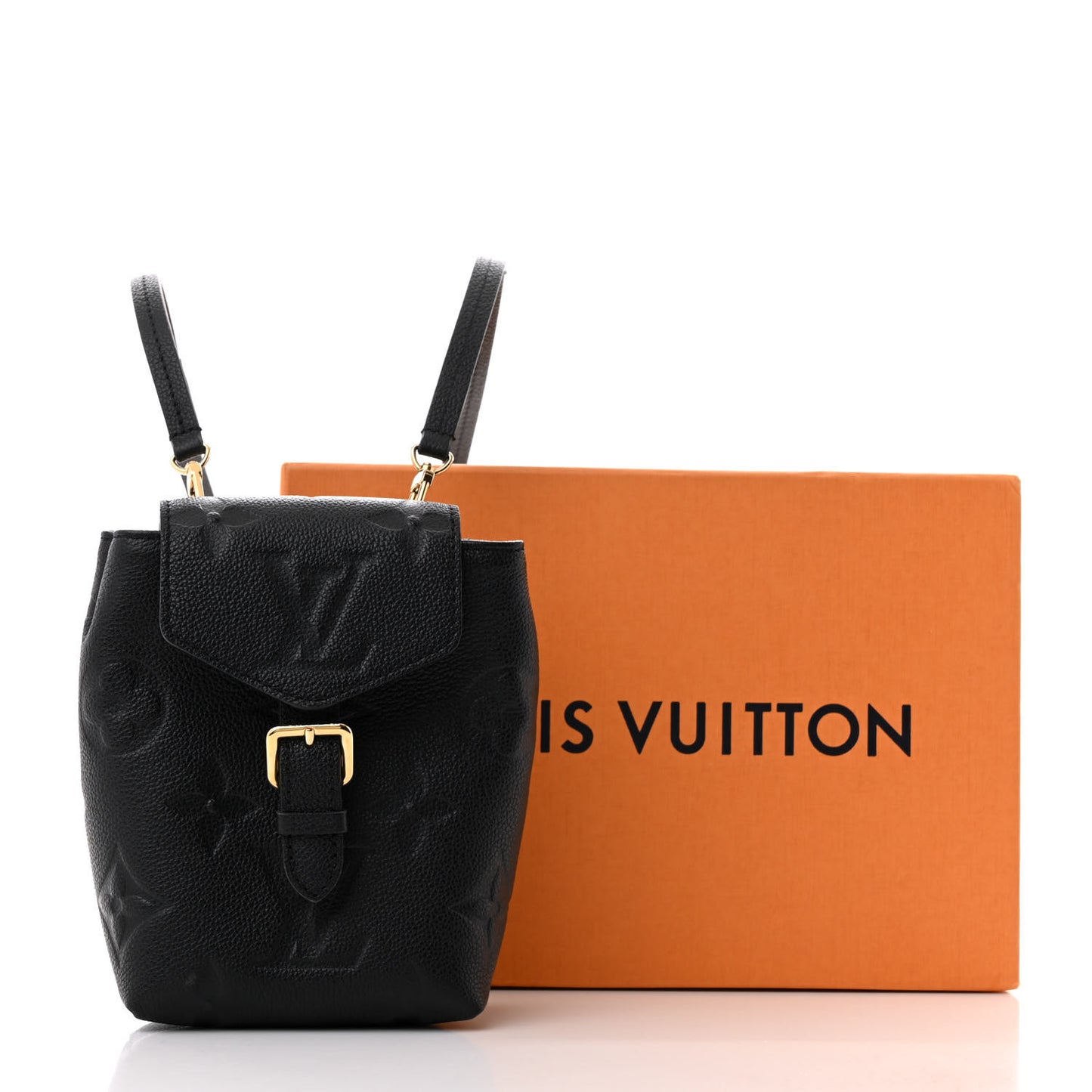 Empreinte Monogram Giant Tiny Backpack Black