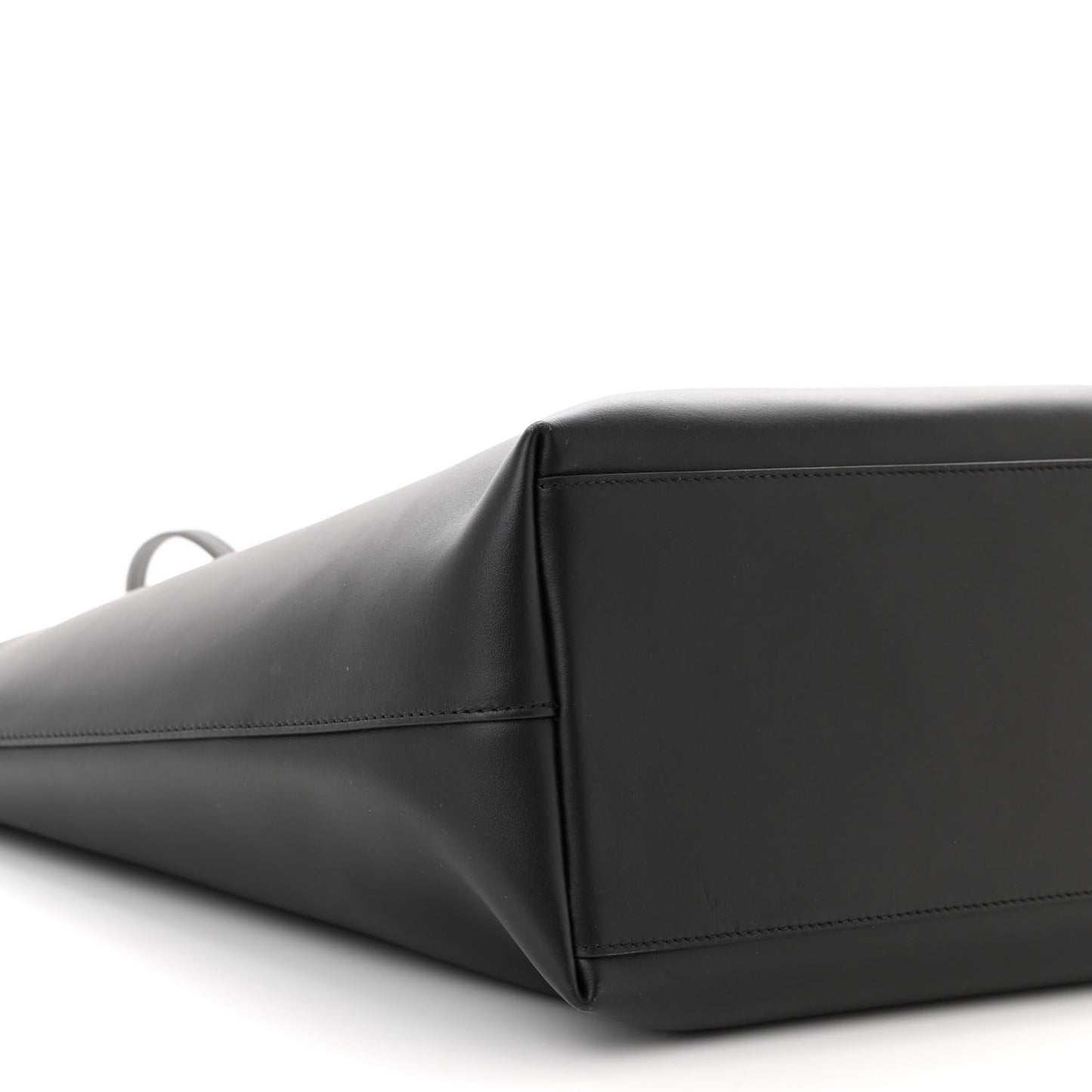 Calfskin DG Logo Shopper Tote Black