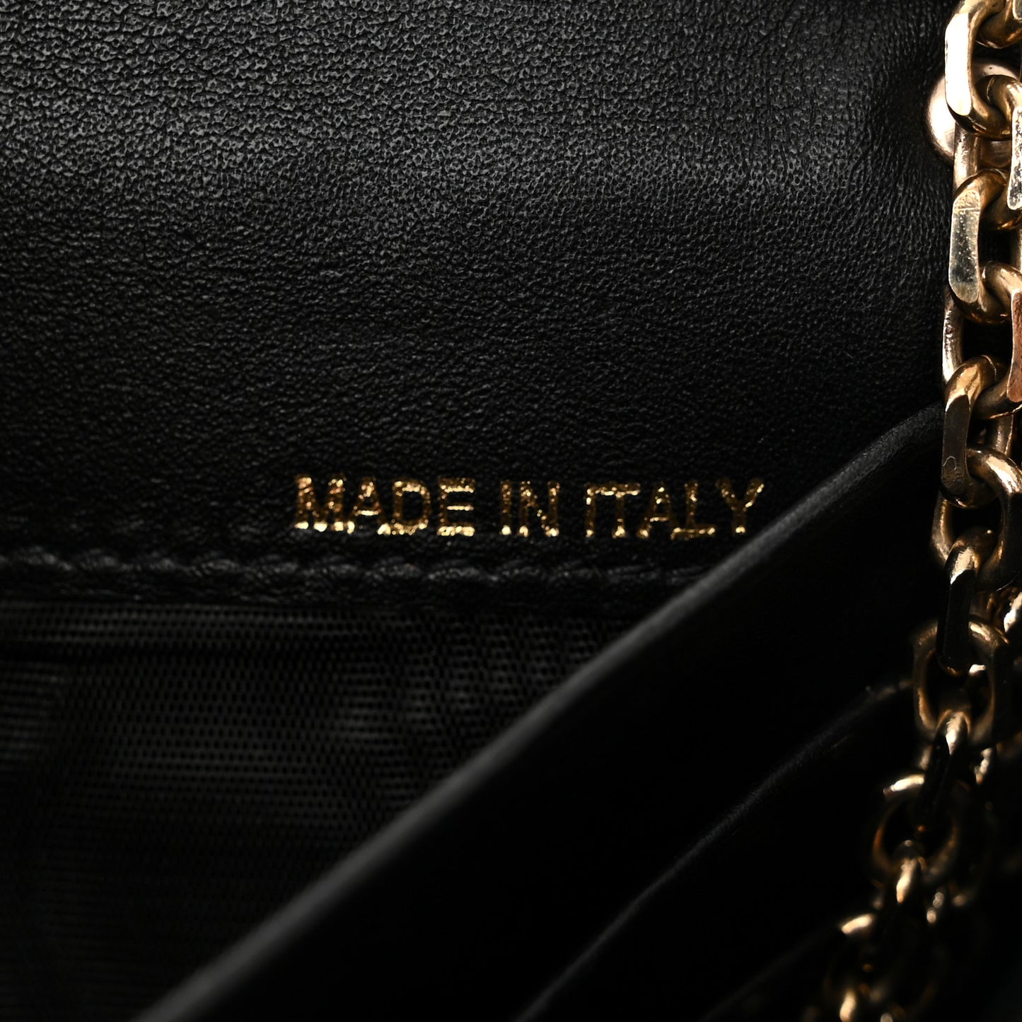 Vitello Rockstud Flap Wallet On Chain Black