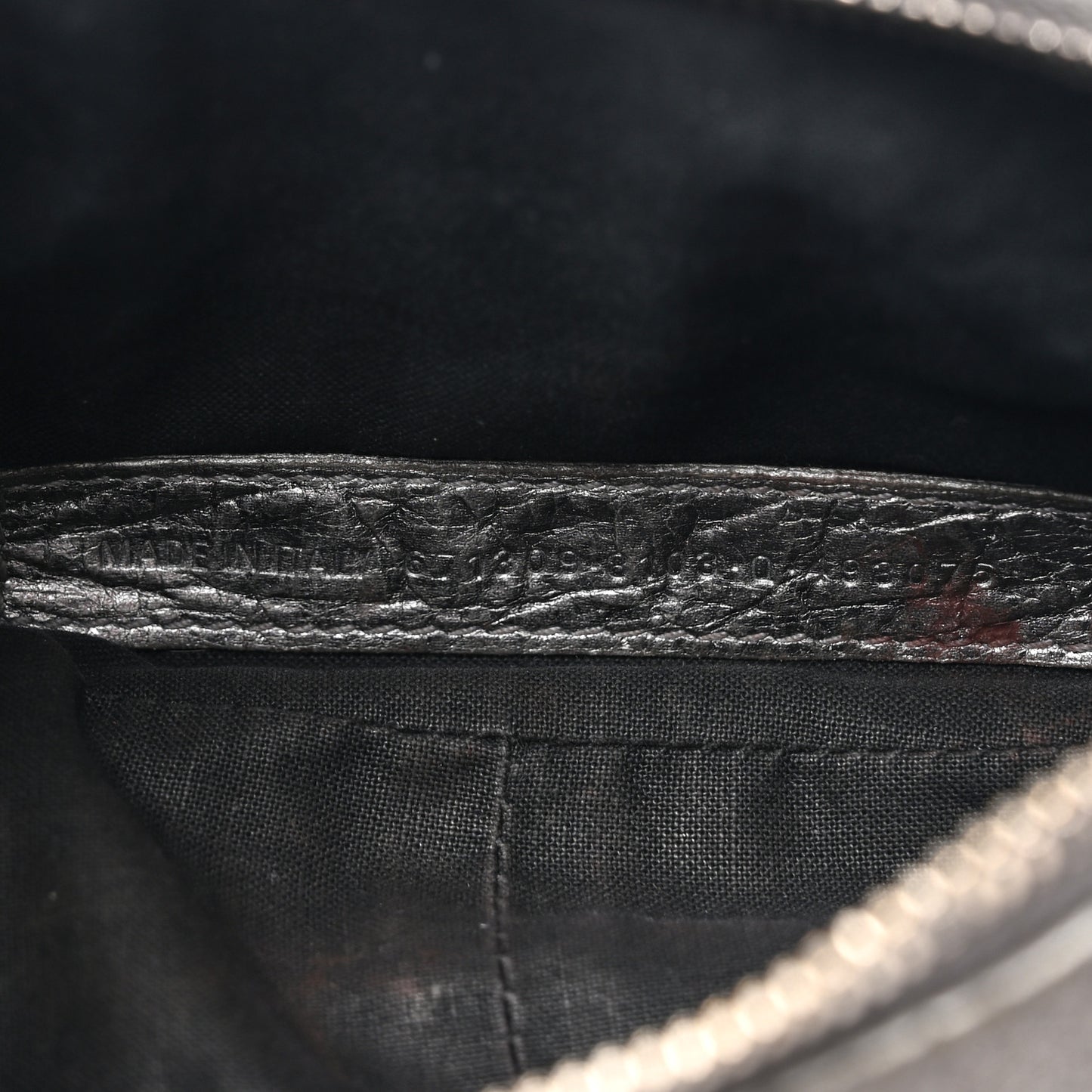 Metallic Agneau Arena Le Cagole Shoulder Bag XS Silver
