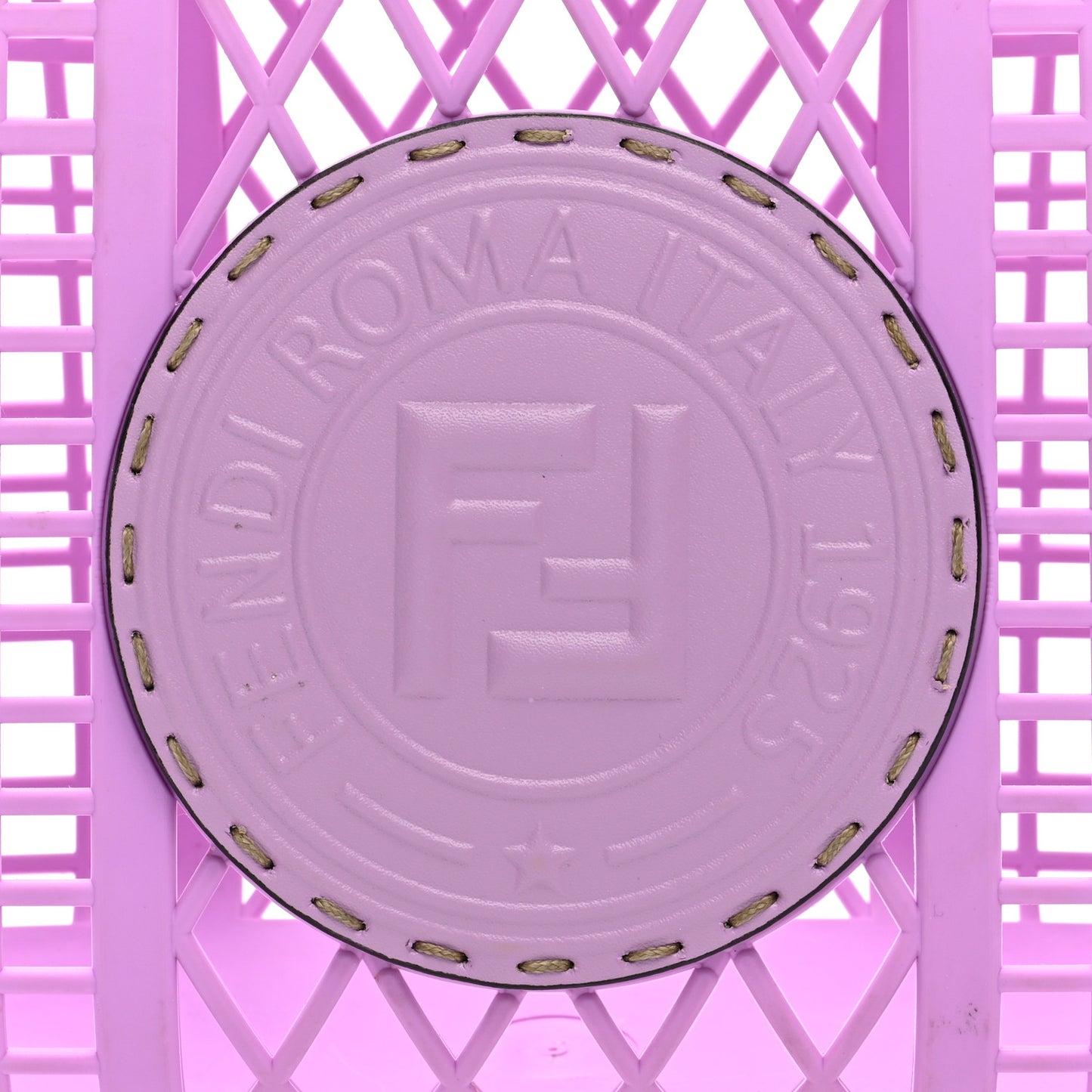 Recycled Plastic Vitello Liberty Matte Small Fendi Basket Violetta