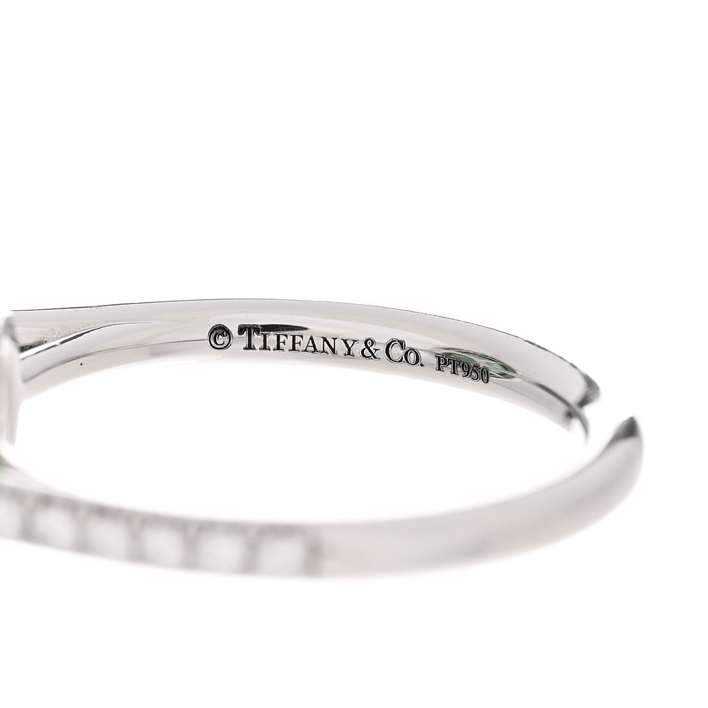 Platinum Diamond Green Tourmaline Soleste Oval Ring 53 6.25
