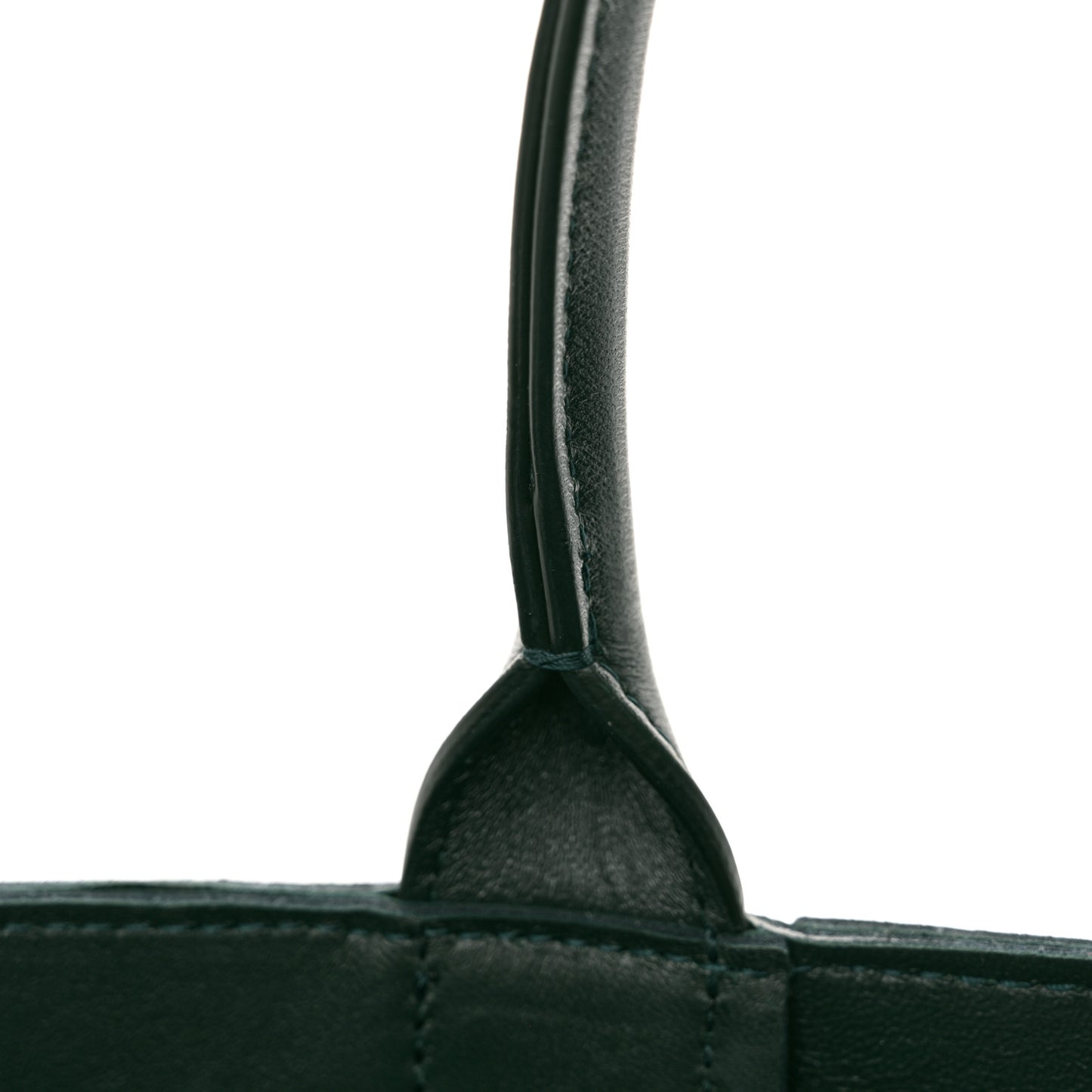 Nappa Maxi Intrecciato Small Arco Tote Inkwell