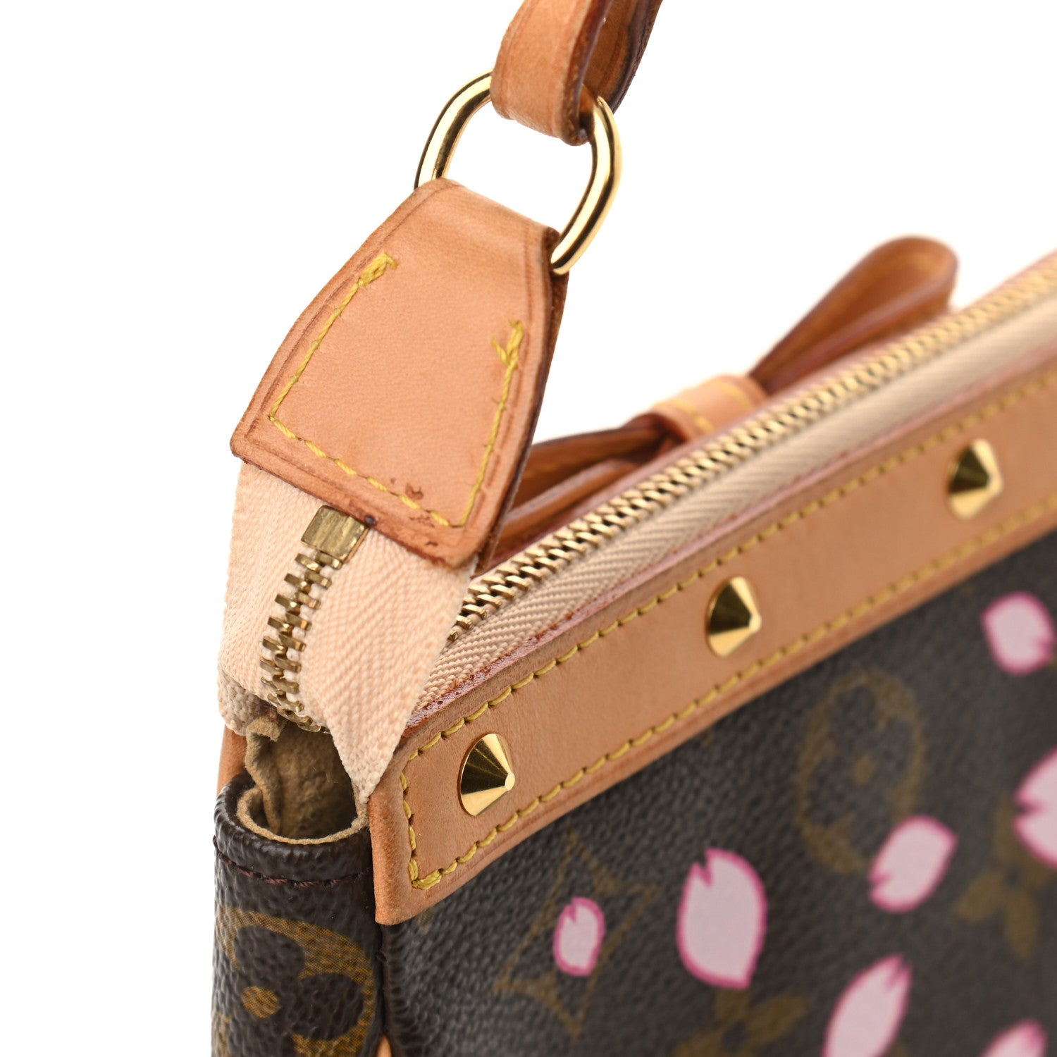Louis Vuitton Monogram Cherry Blossom Pochette Accessories Brown 10 of 10