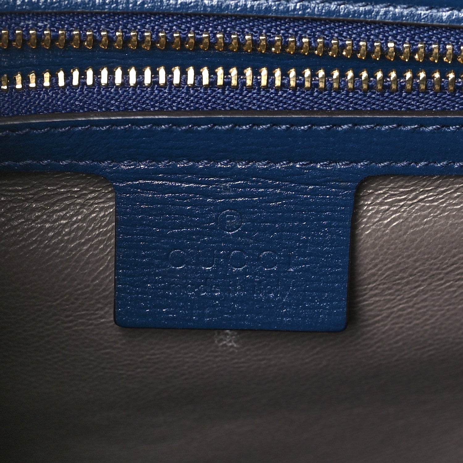 Gucci Azalea Calfskin Small Sylvie 1969 Top Handle Bag Blue 6 of 10