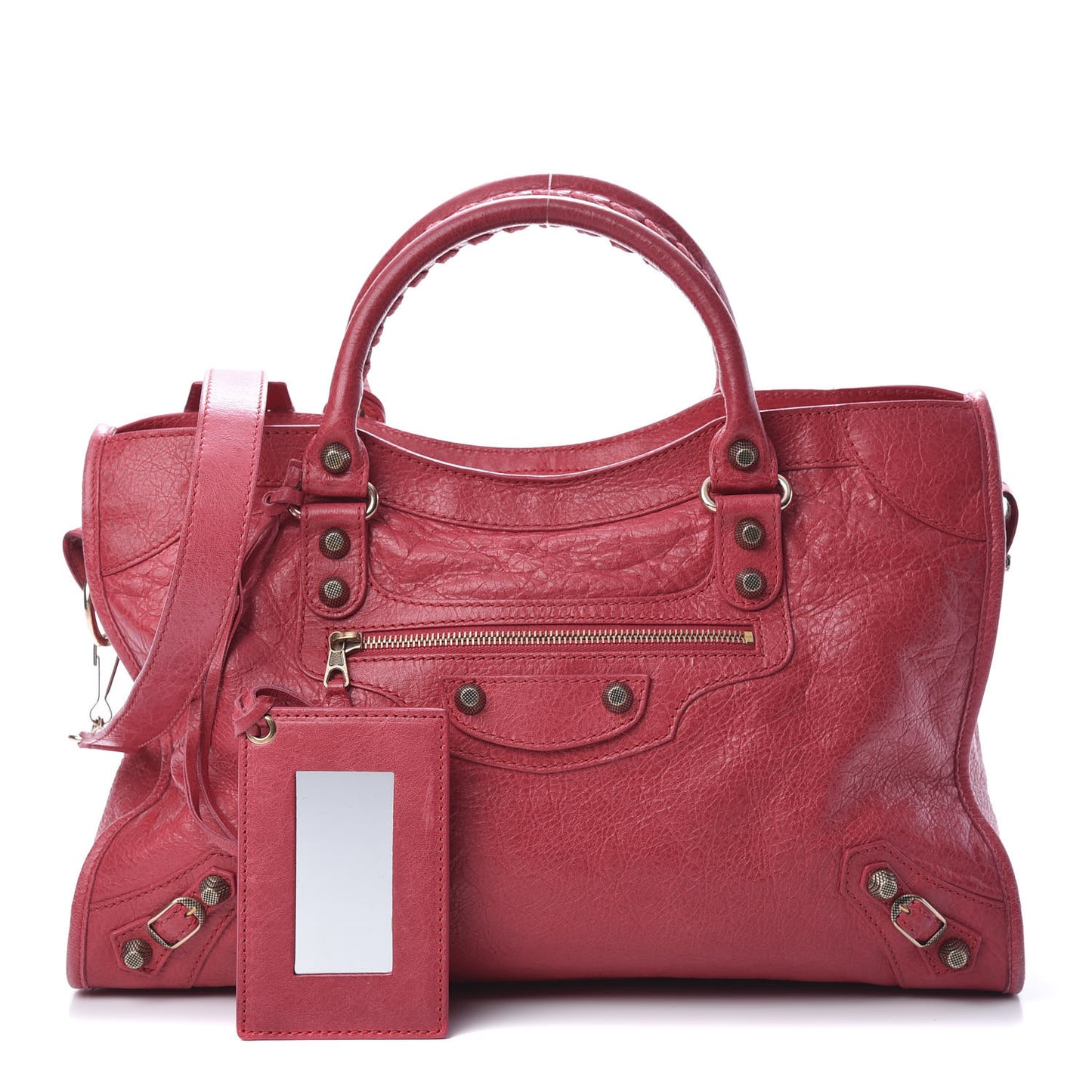 Agneau Giant 12 Gold Hardware City Rose Thulian