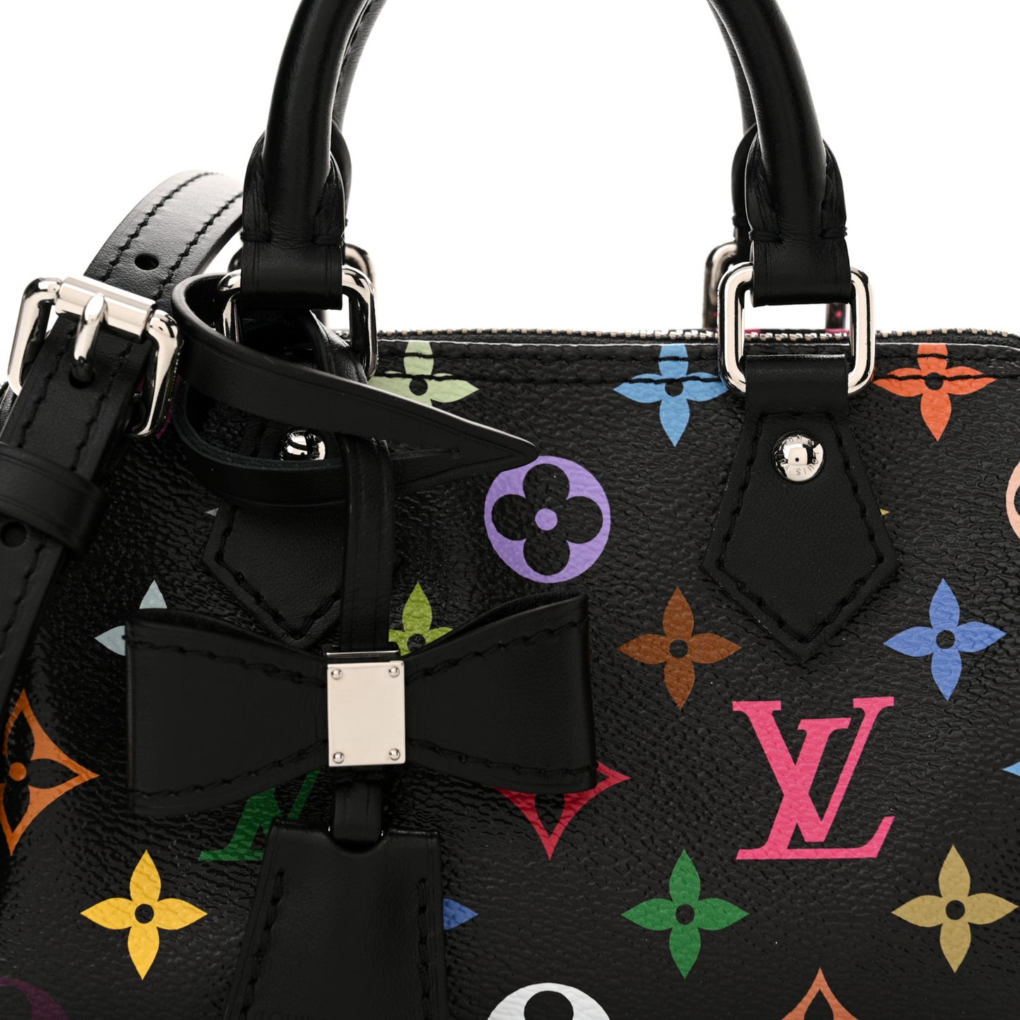LV X TM Monogram Multicolor Nano Speedy Black