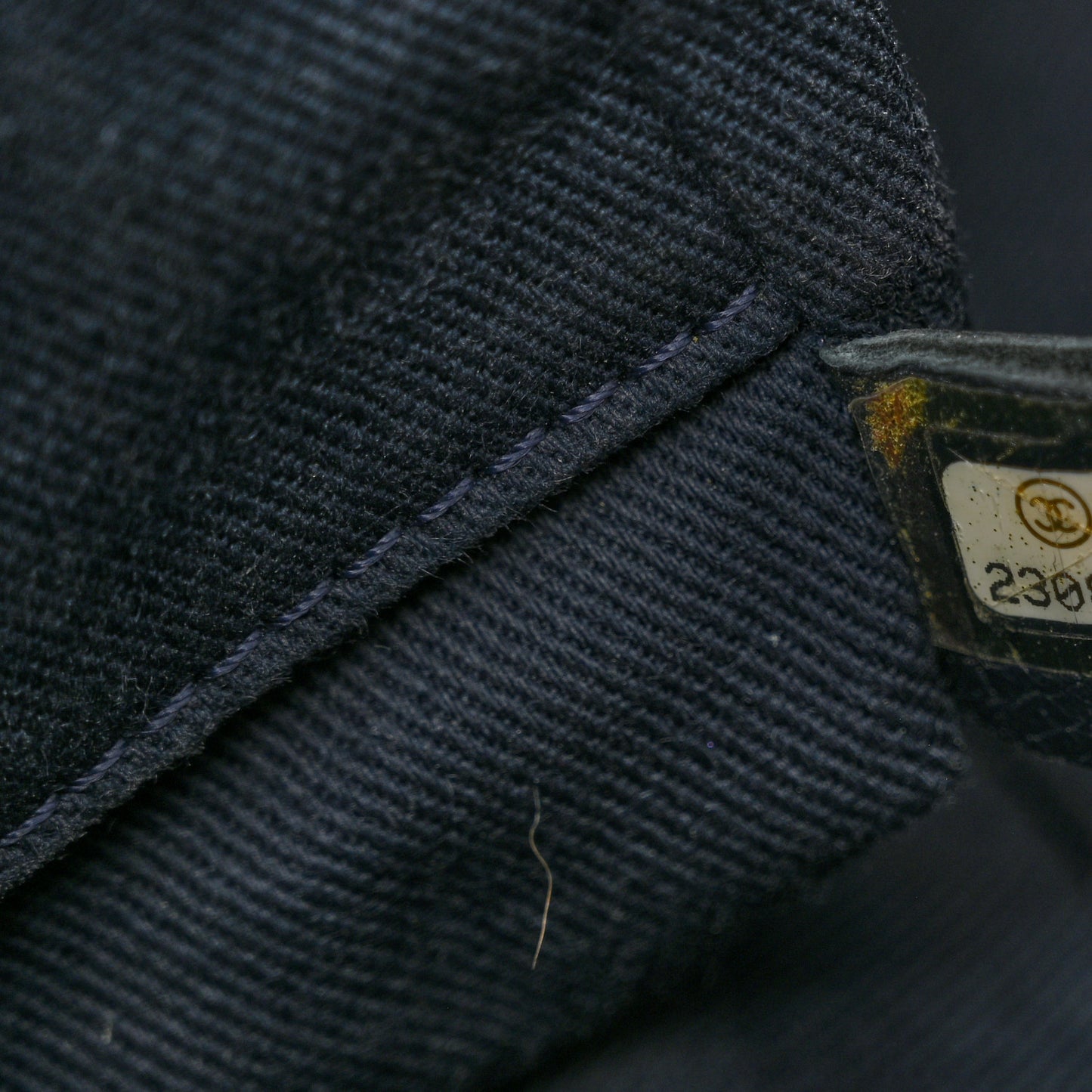 Denim Small Deauville Tote Dark Blue