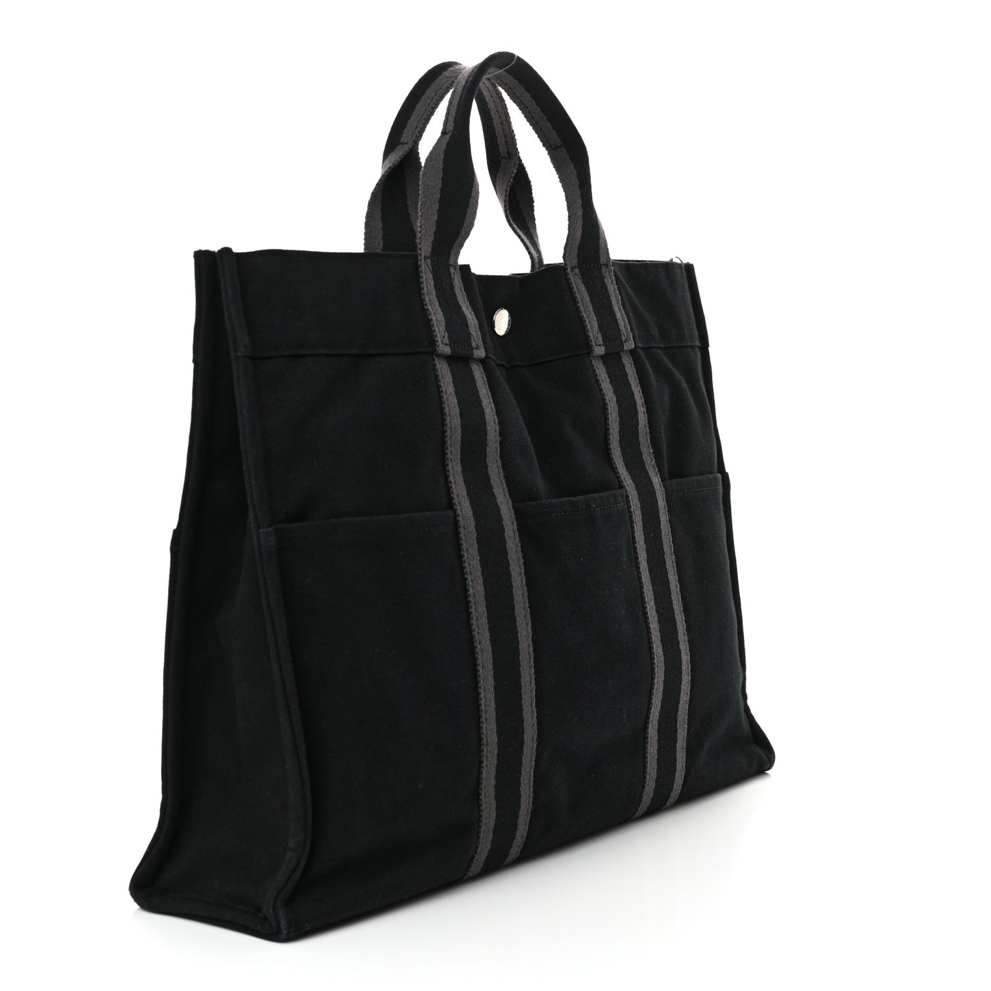 Canvas Herline MM Tote Black