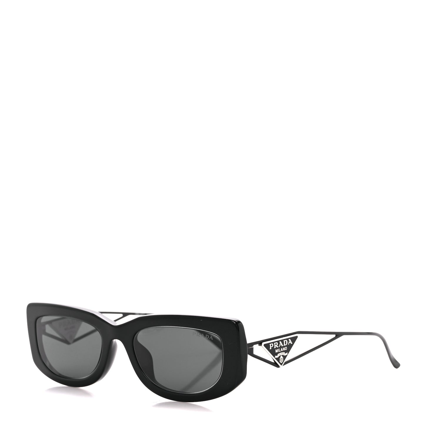 Acetate Sunglasses SPR 14Y Black Slate Gray