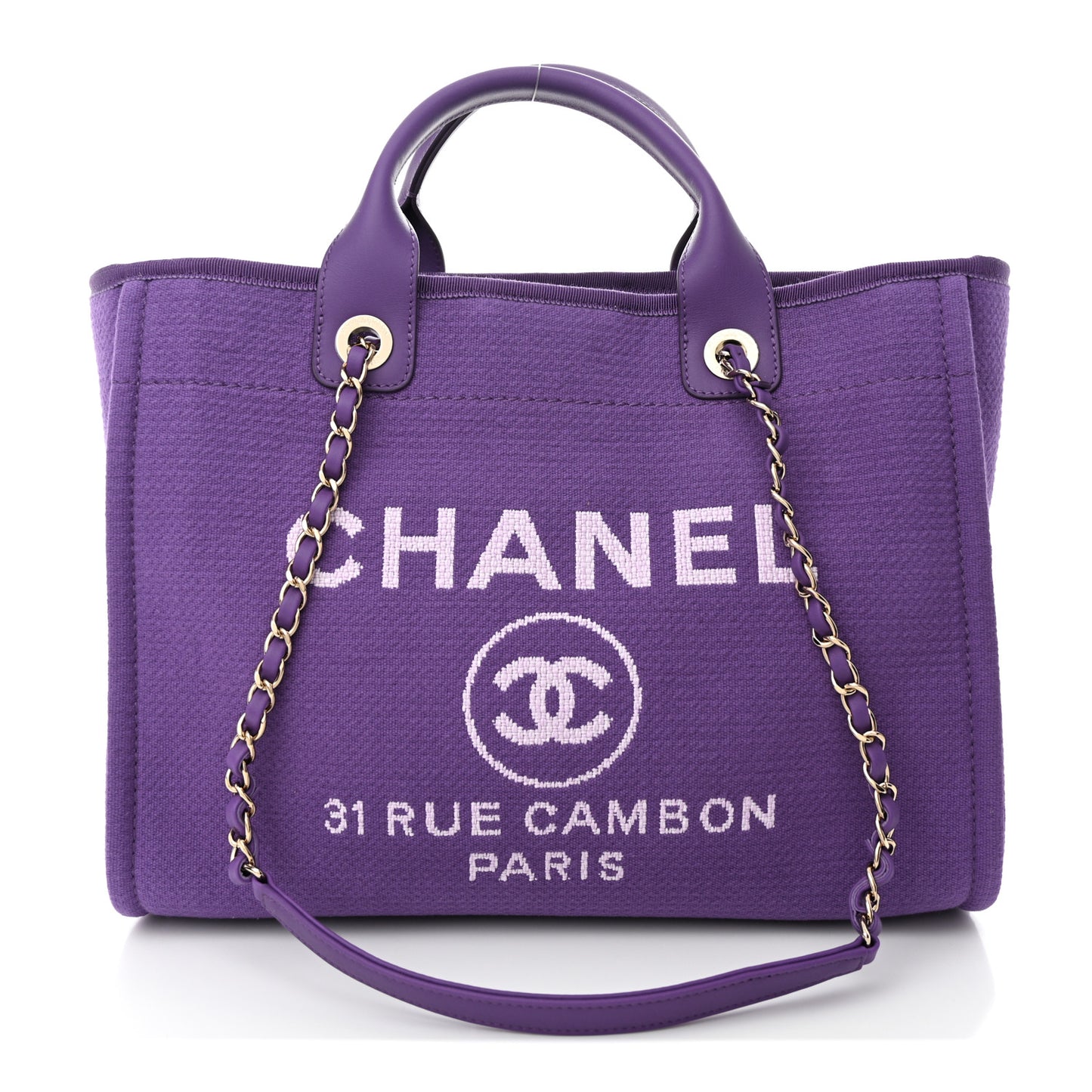 Mixed Fibers Small Deauville Tote Purple