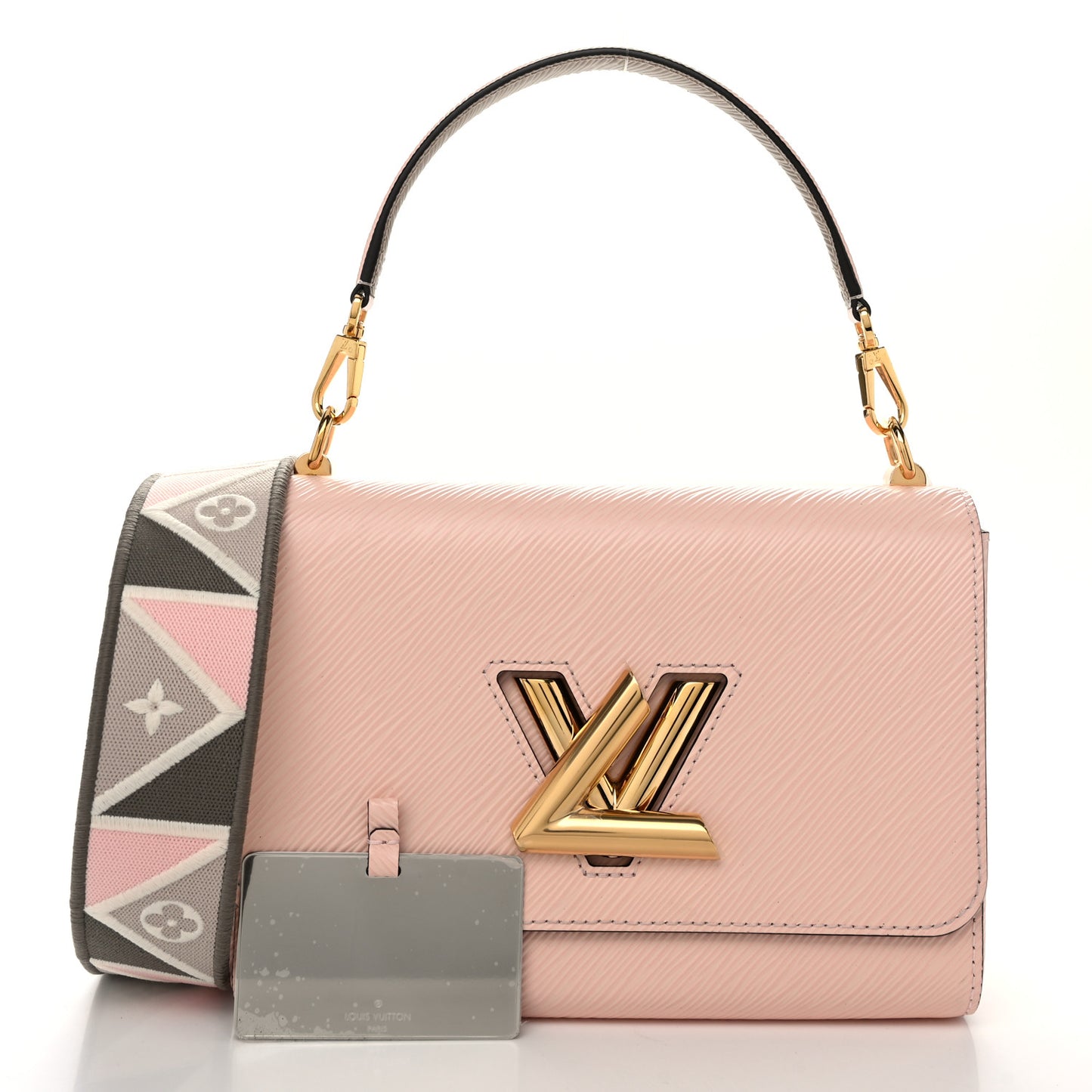 Epi Twist Shoulder Bag MM Rose Jasmine