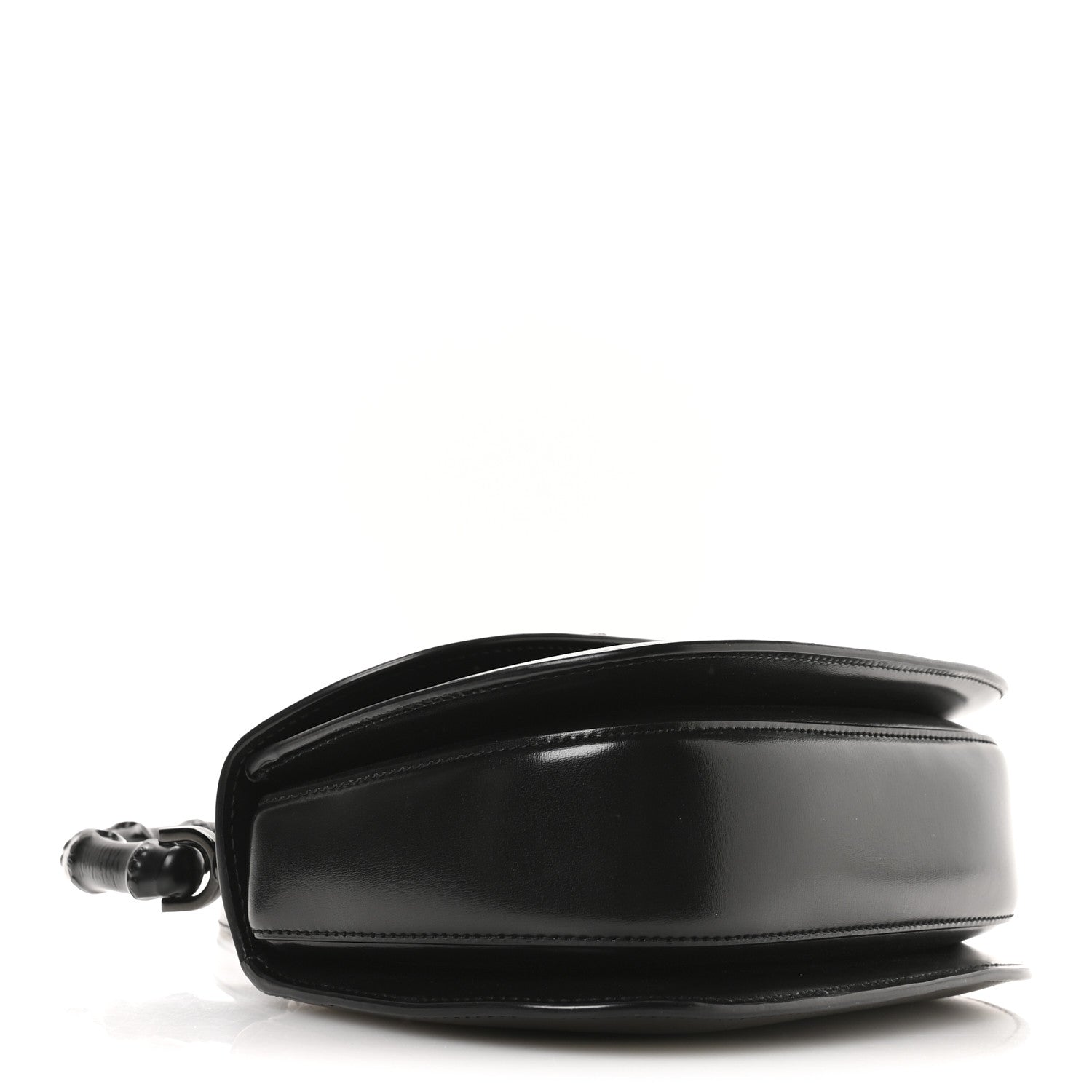 Gucci Boarded Dyana Lux Calfskin Web Monochrome Small Bamboo 1947 Top Handle Bag Black 5 of 13