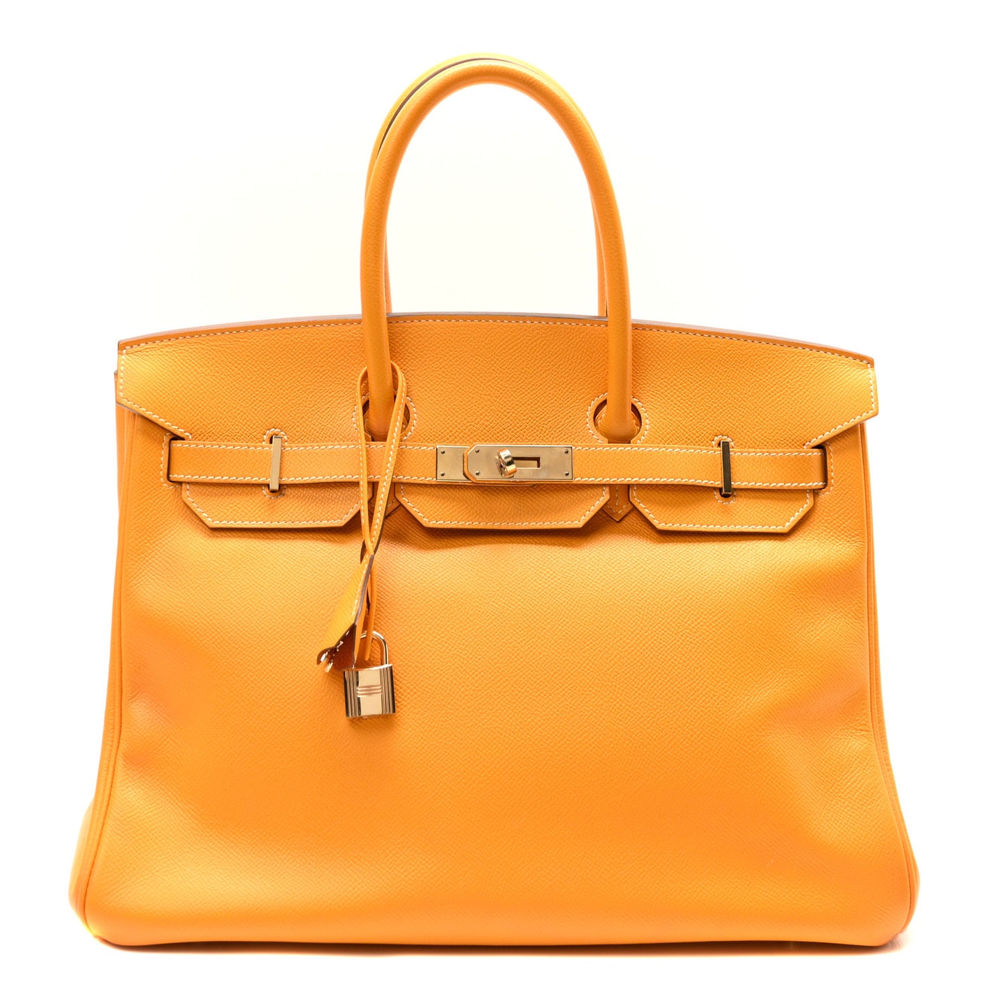 Epsom Candy Birkin 35 Jaune D'Or Feu