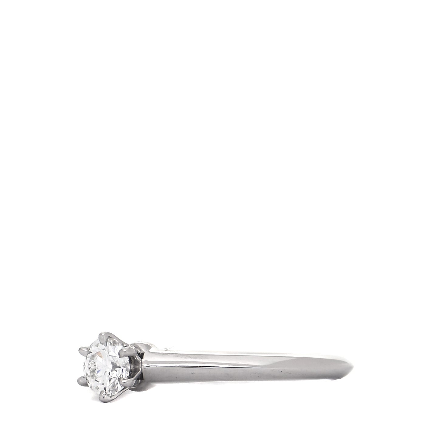 Platinum Diamond .28ct Solitaire Engagement Ring 49 5
