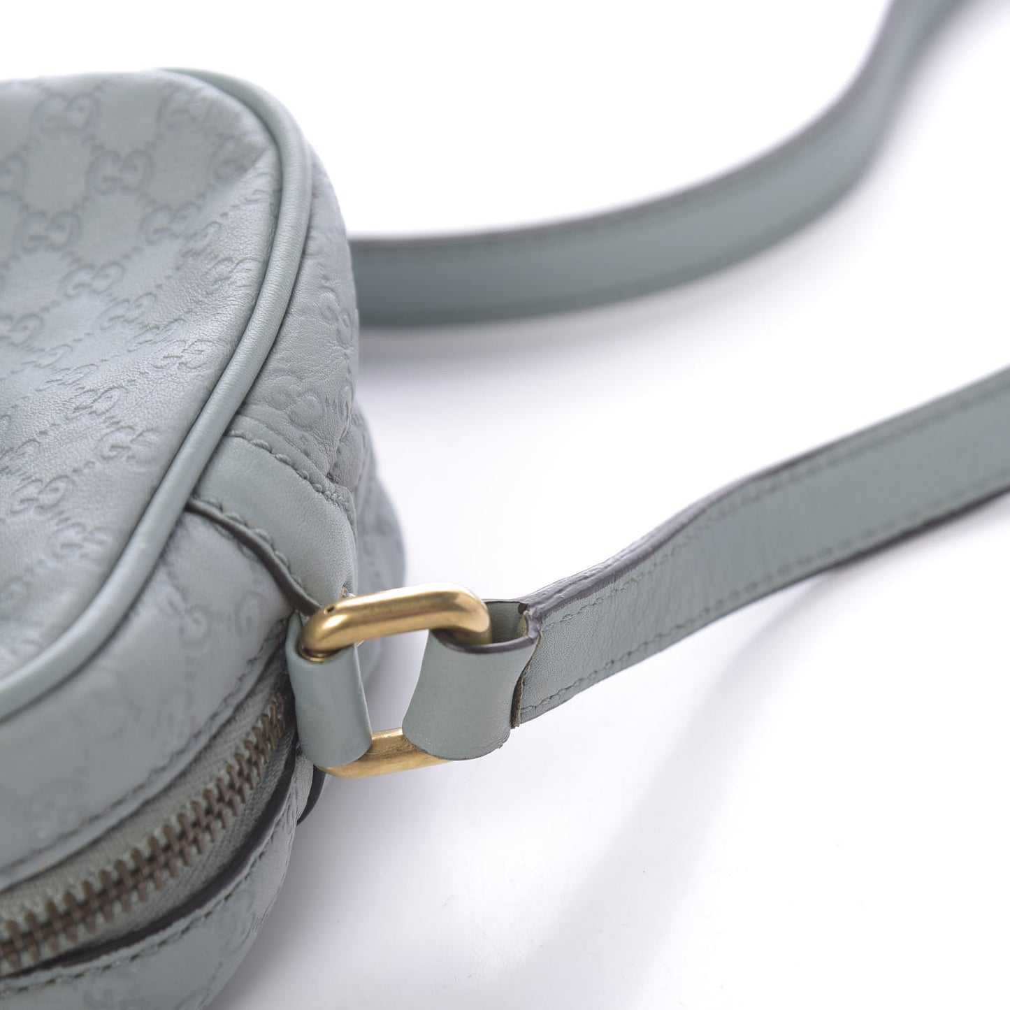 Soft Microguccissima Sunshine Disco Crossbody Bag Blue