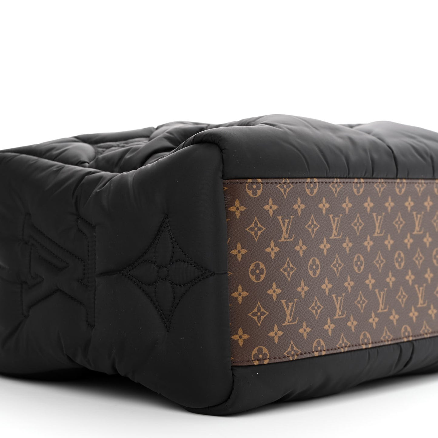 Econyl Monogram Pillow Giant Onthego MM Black
