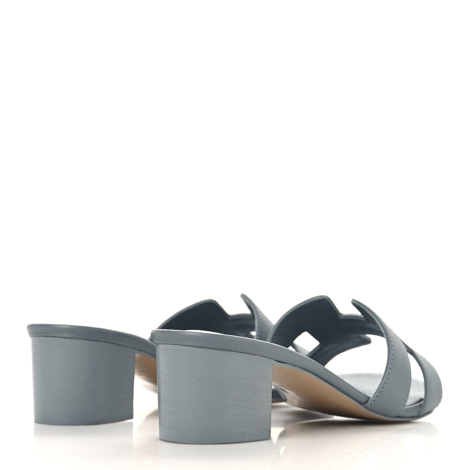 Hermes Epsom Oasis Sandals 35 Gris Antarctique 5 of 10