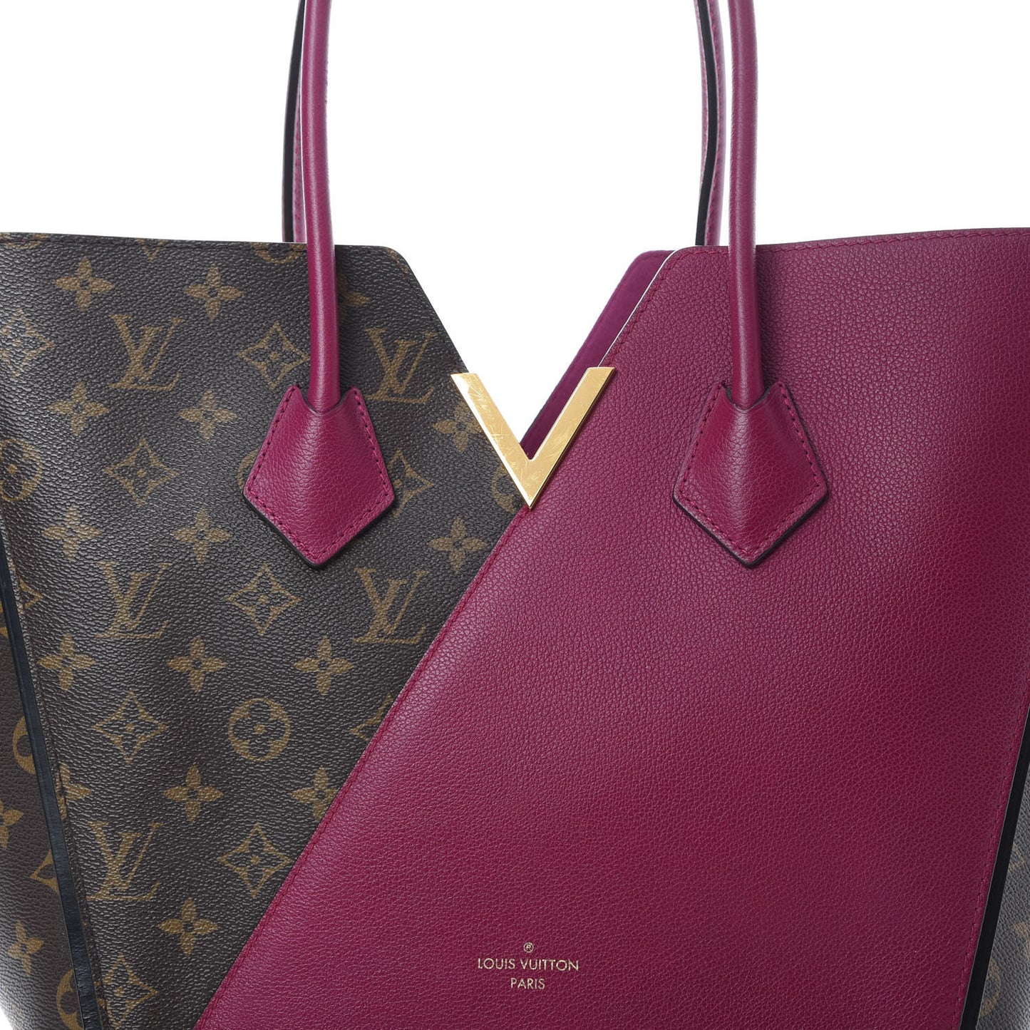 Calfskin Monogram Kimono Tote Grape