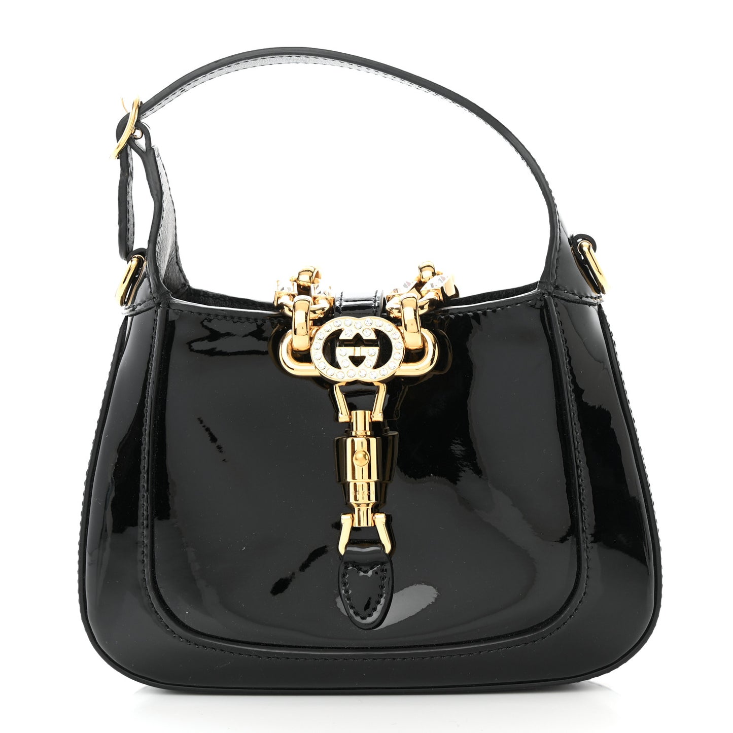 Patent Mini Jackie 1961 Crystal Hobo Black
