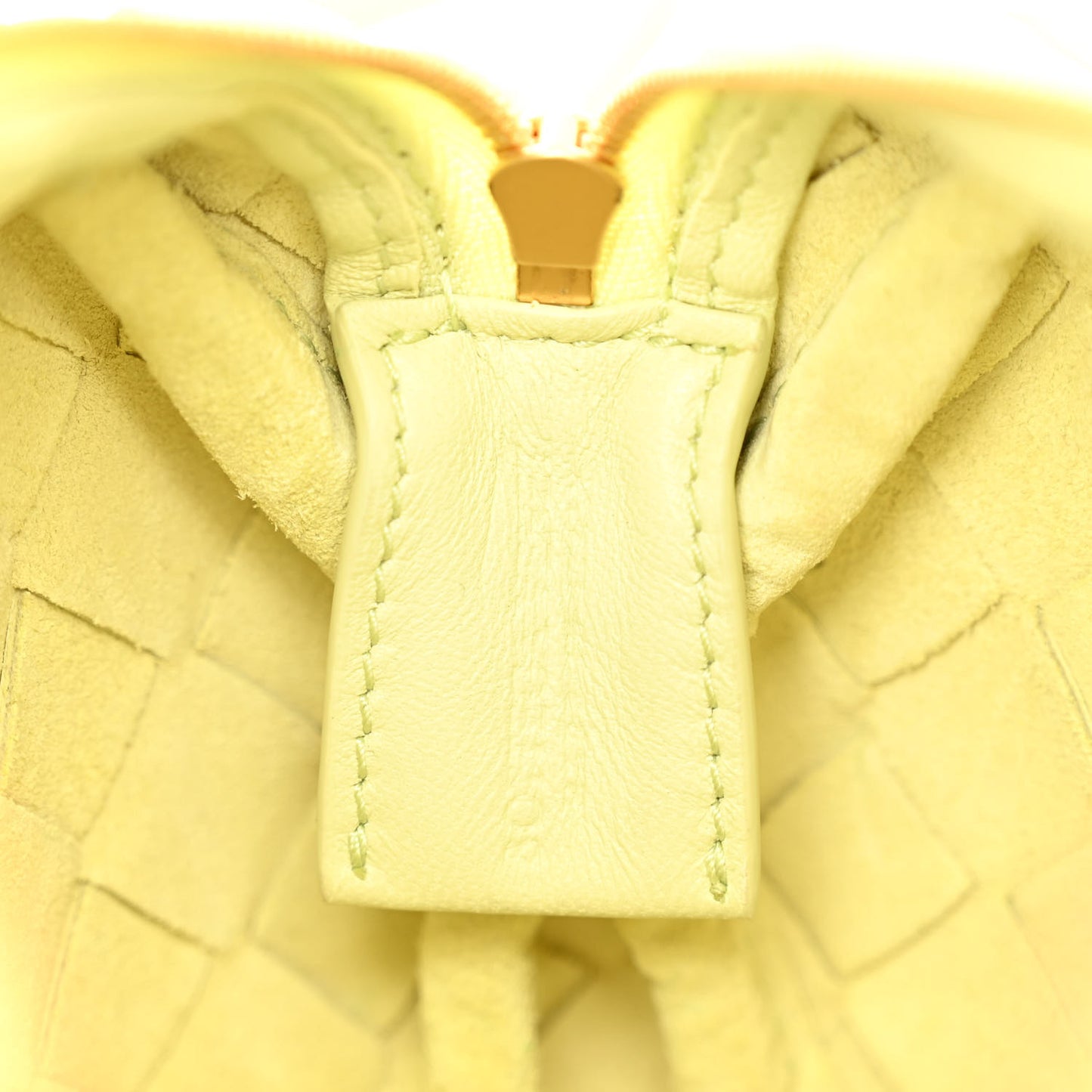 Nappa Intrecciato Mini Loop Camera Bag Lemon Washed