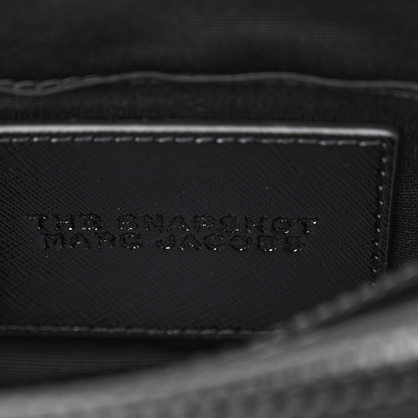 Saffiano Snapshot Camera Bag Black