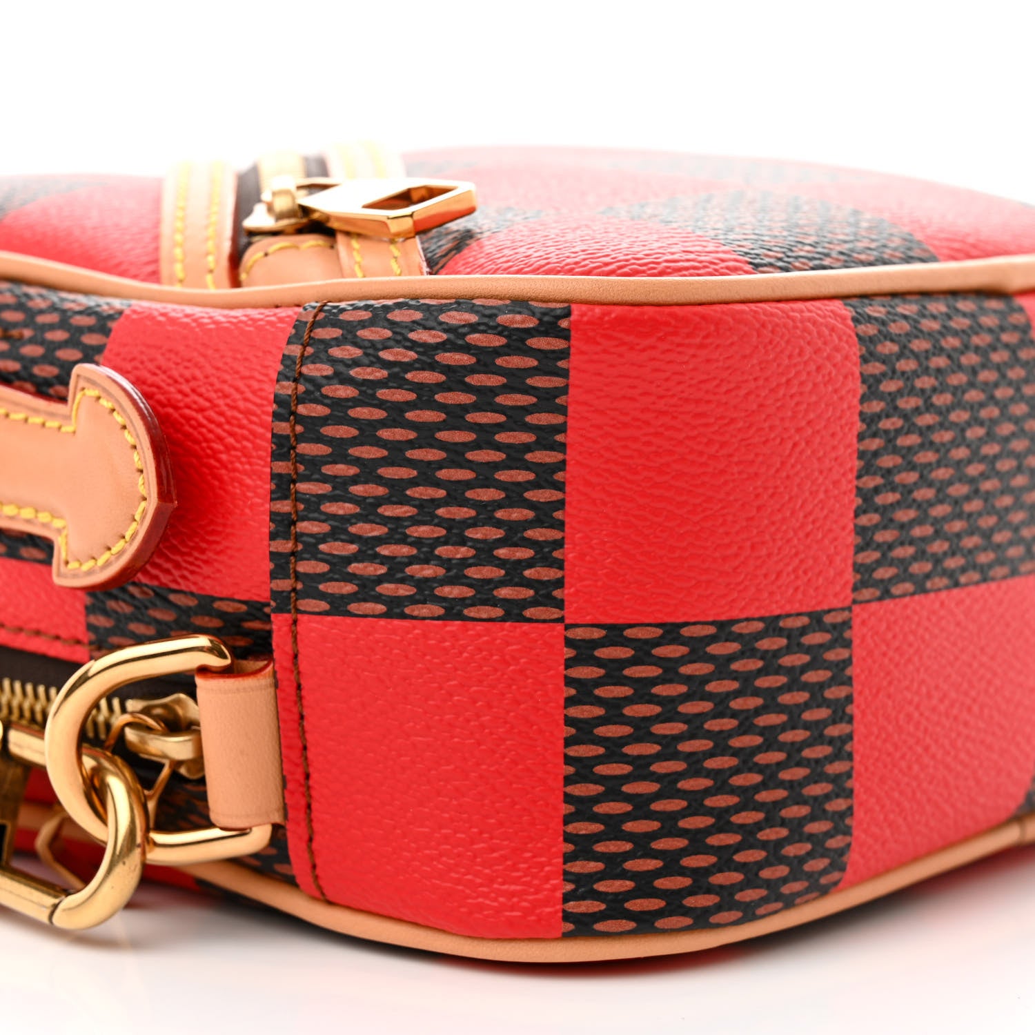 Louis Vuitton Damier Pop Chess Messenger Red 8 of 9