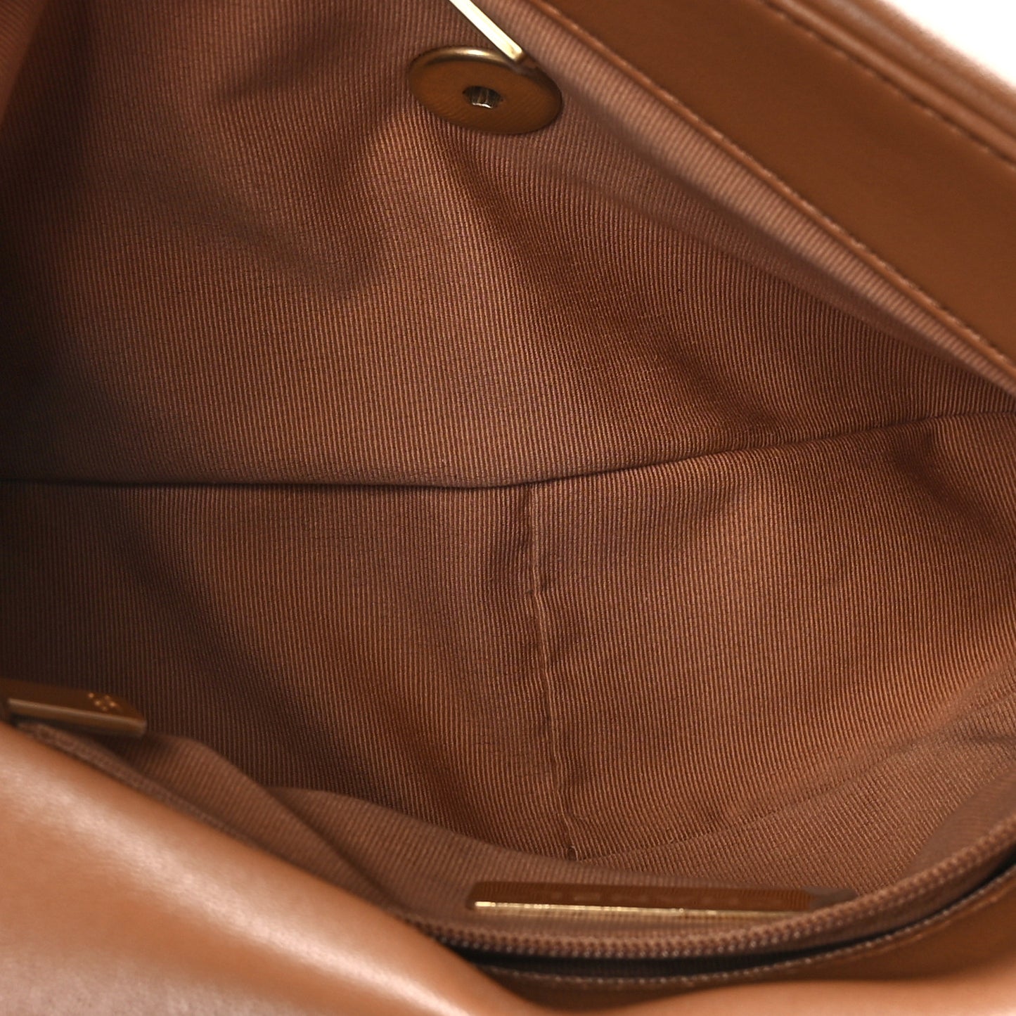 Lambskin Quilted Medium Chanel 19 Flap Brown