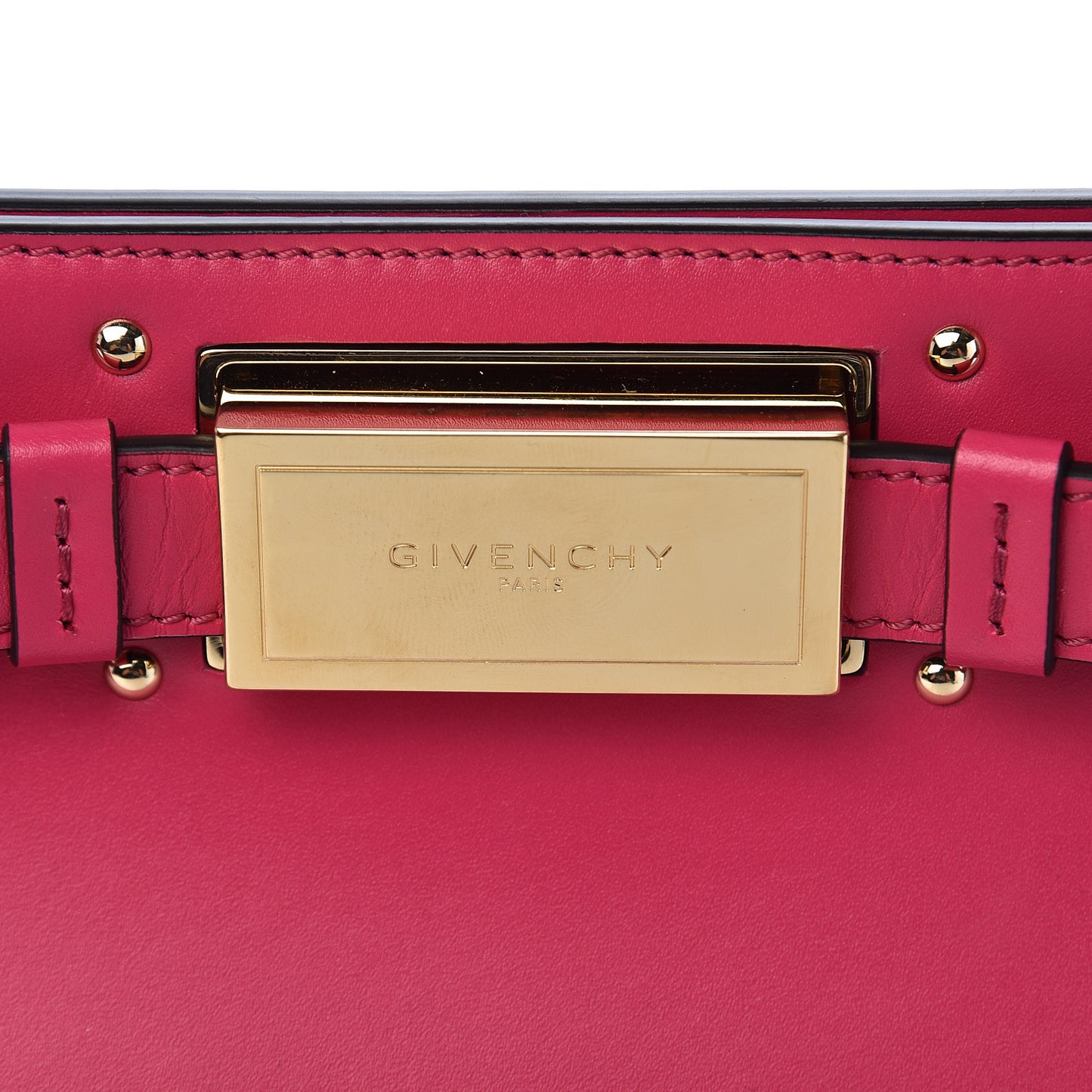 Calfskin Medium Bespoke Shoulder Bag Fuchsia