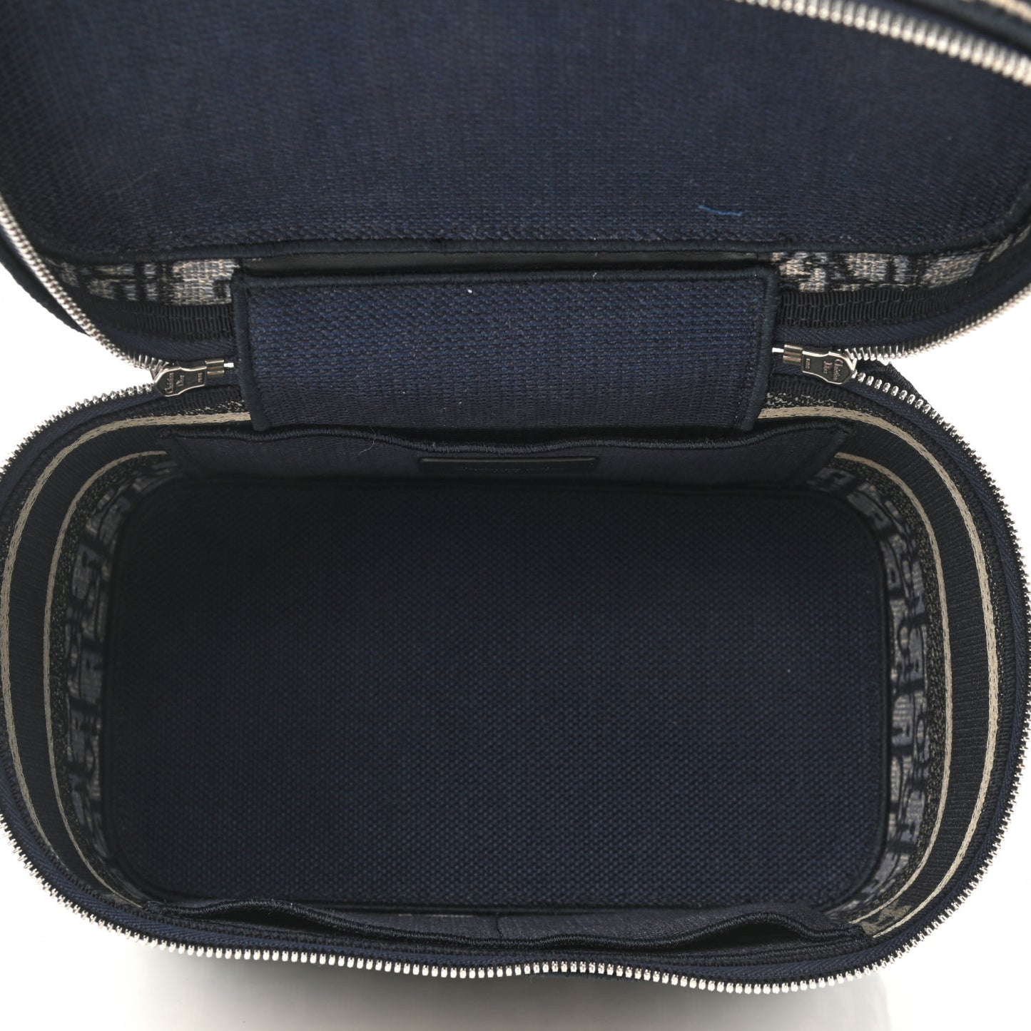 Oblique Diortravel Vanity Case Blue