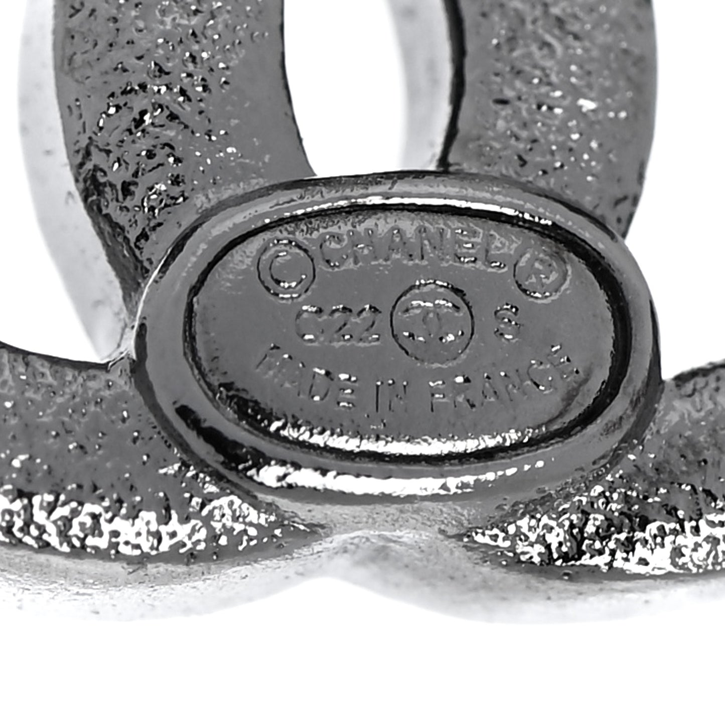 Ruthenium Crystal CC Earrings Multicolor