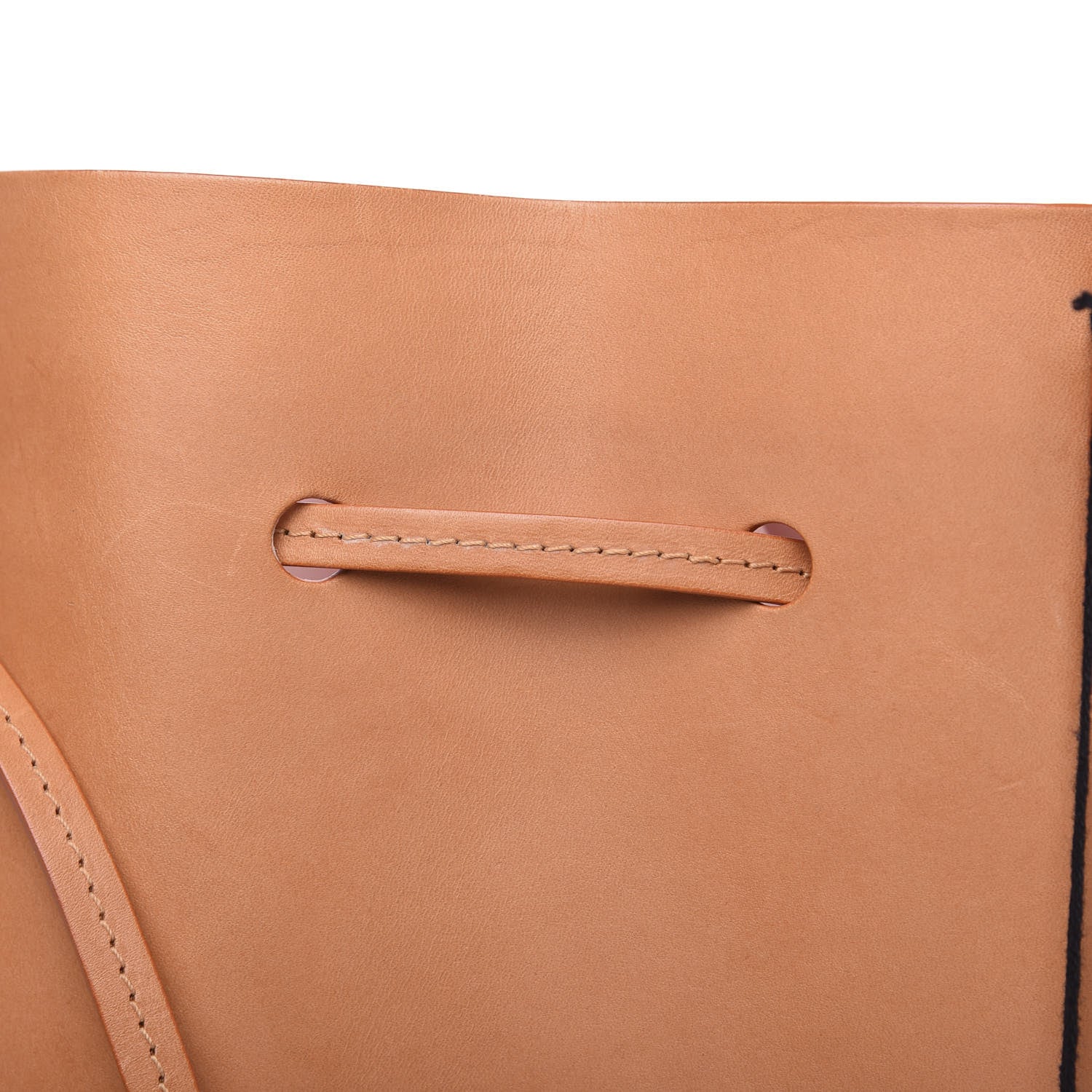 Mansur Gavriel Vegetable Tanned Calfskin Bucket Bag Cammello Rosa 9 of 12