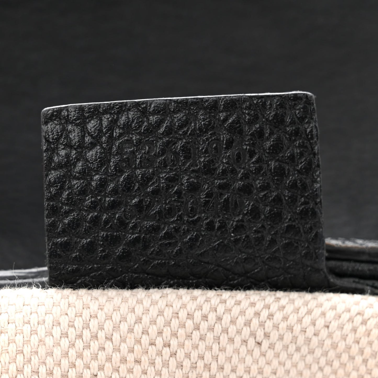 Pebbled Calfskin Medium Soho Chain Shoulder Bag Black
