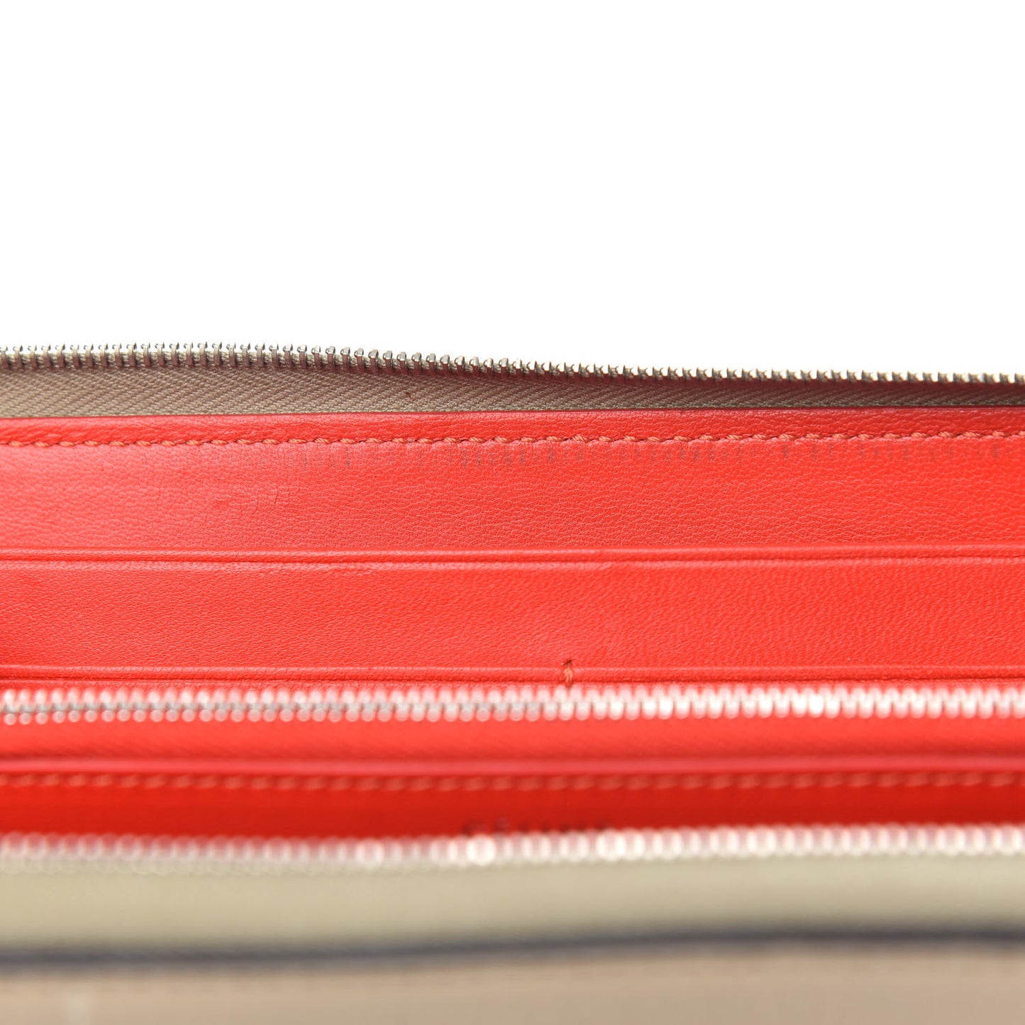Grained Calfskin Large Zip Around Multifunction Wallet Dune