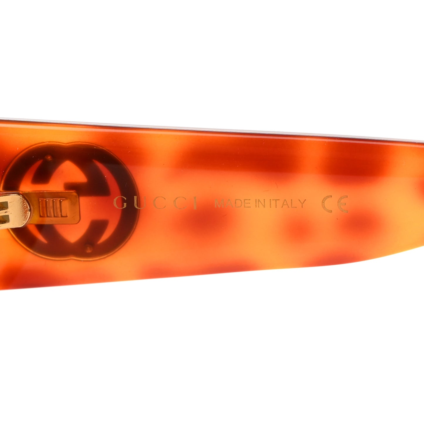 Acetate Square Frame Sunglasses GG0141S Tortoise