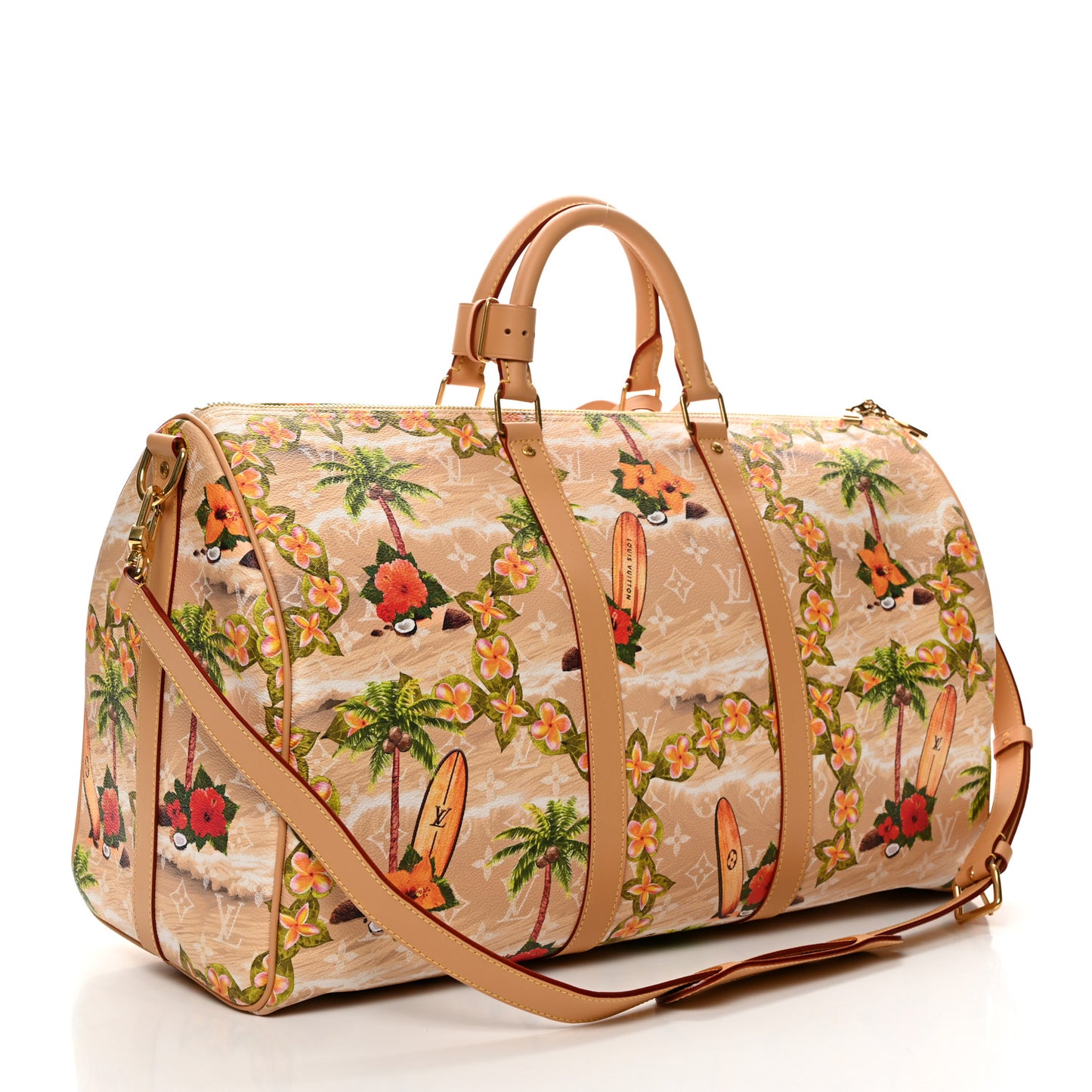 Monogram Surfin' Keepall Bandouliere 50 Sand