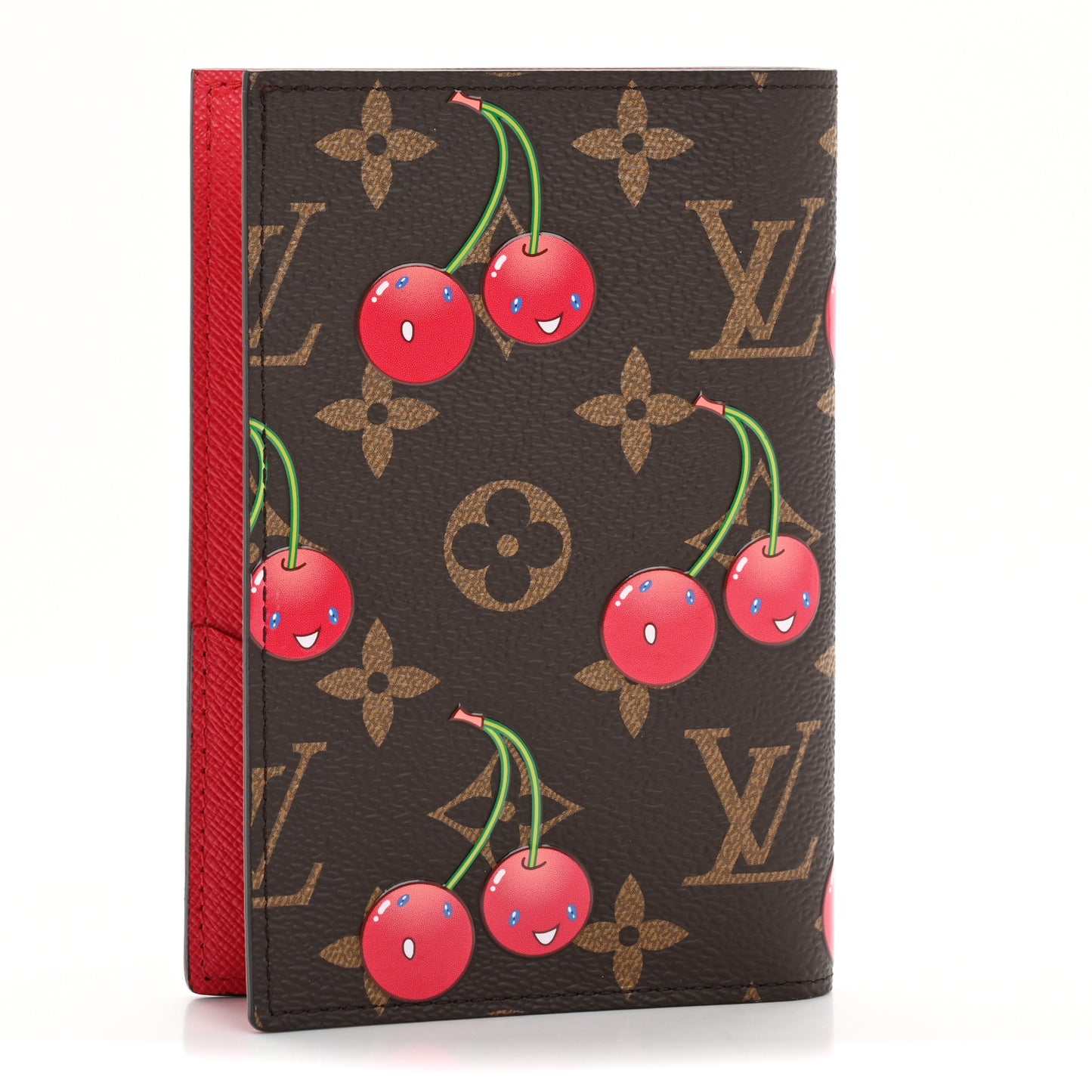 LV X TM Monogram Cerises Passport Cover