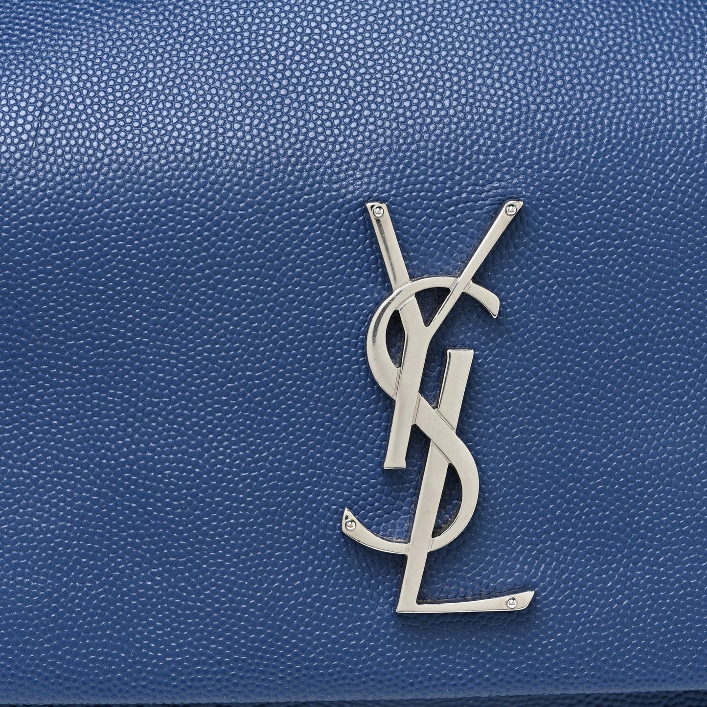 Grain De Poudre Medium West Hollywood Monogram Fold-Over Denim