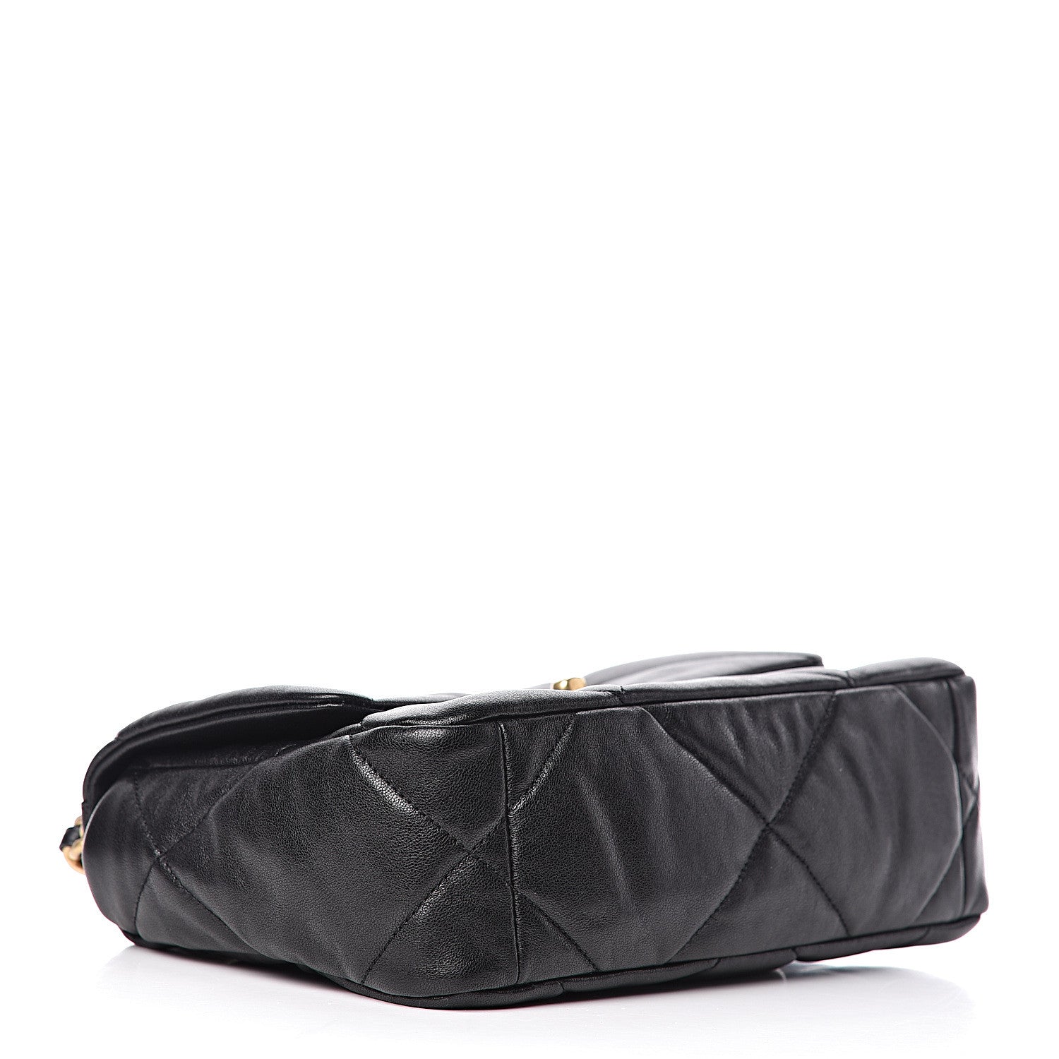 Chanel Lambskin Quilted Medium 19 Flap Black 4 of 11